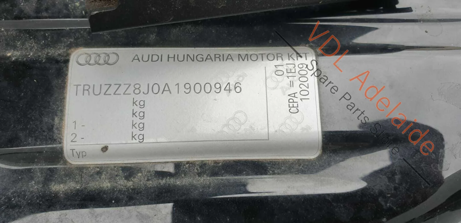 Audi TT TTS TTRS Mk2 8J Dash Centre Upper Speaker Cover Trim 8J0857367 - Image 6
