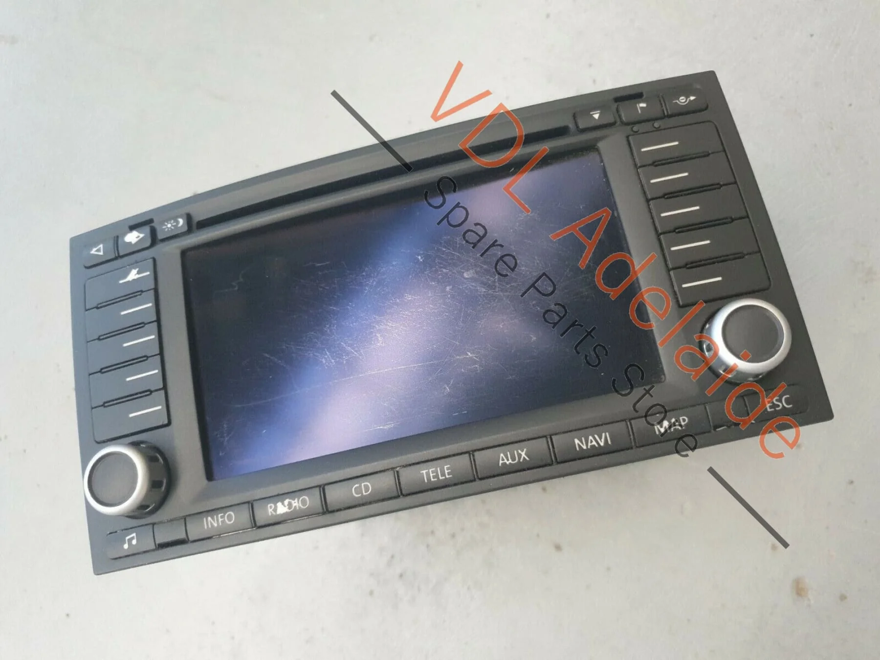 Volkswagen VW Touareg 7L Radio Navigation Control Head Unit 7L6035191NX REG