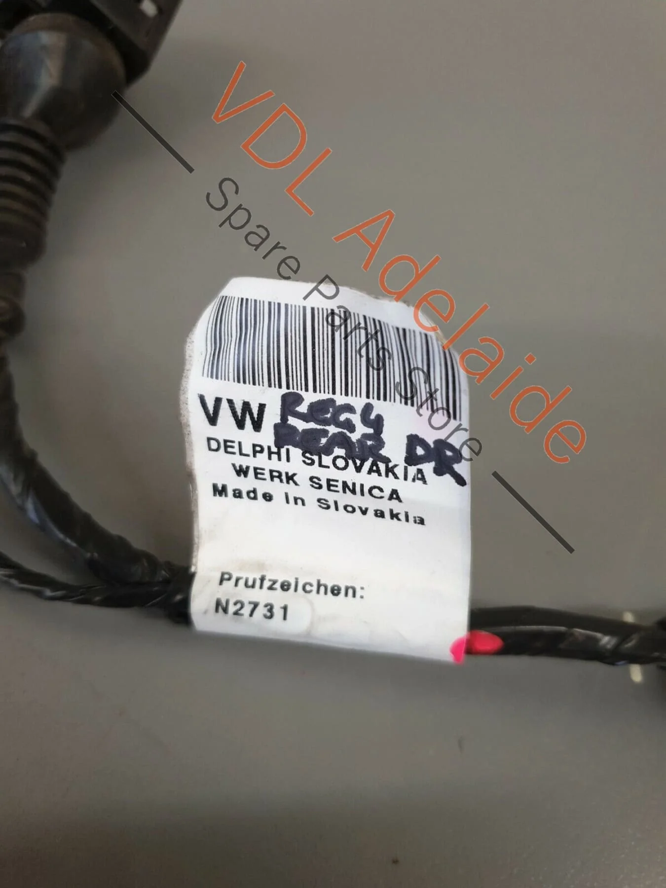 Volkswagen VW Touareg 7L Rear Door Wiring Harness 7L6971694AA REG4 - Image 4