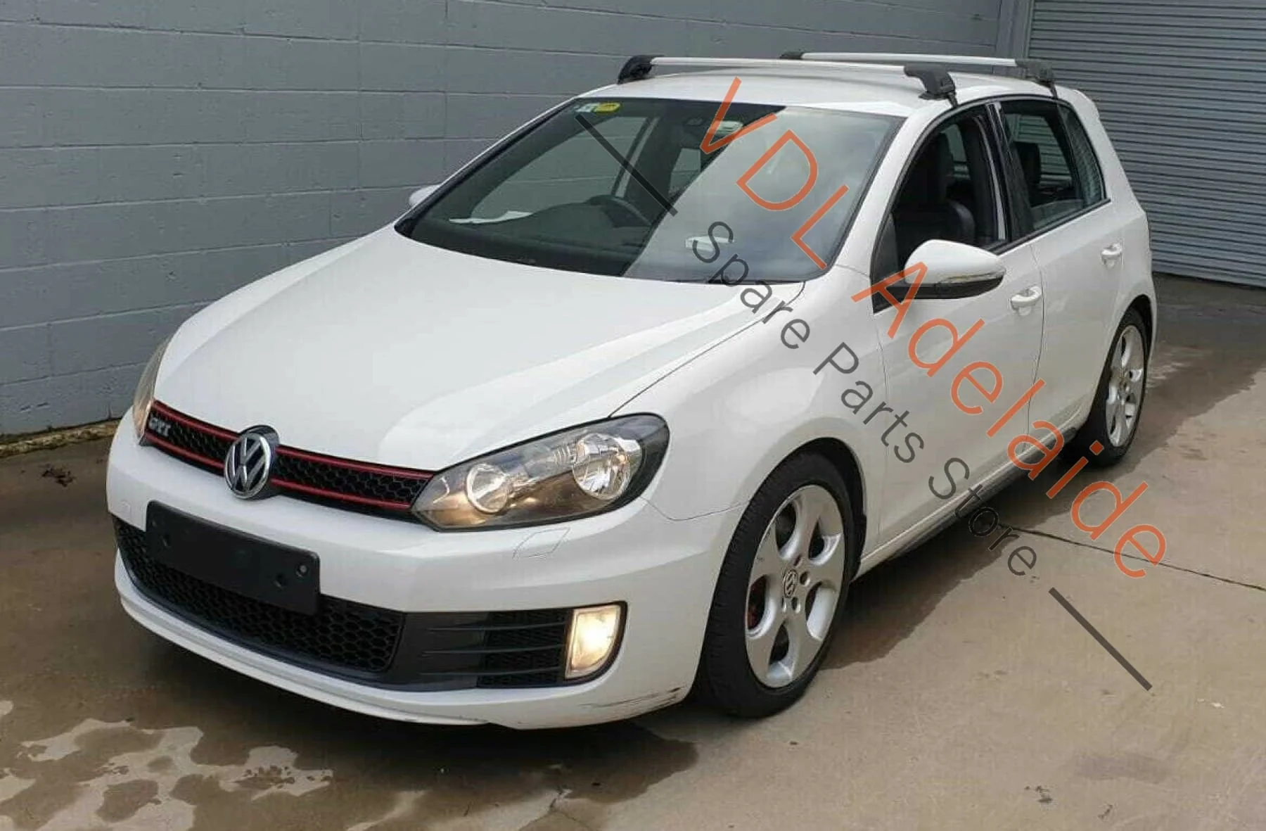 VW Golf Mk6 Rear Left Exterior Door B-Pillar Black Trim 5K6839901B NOR4 - Image 6