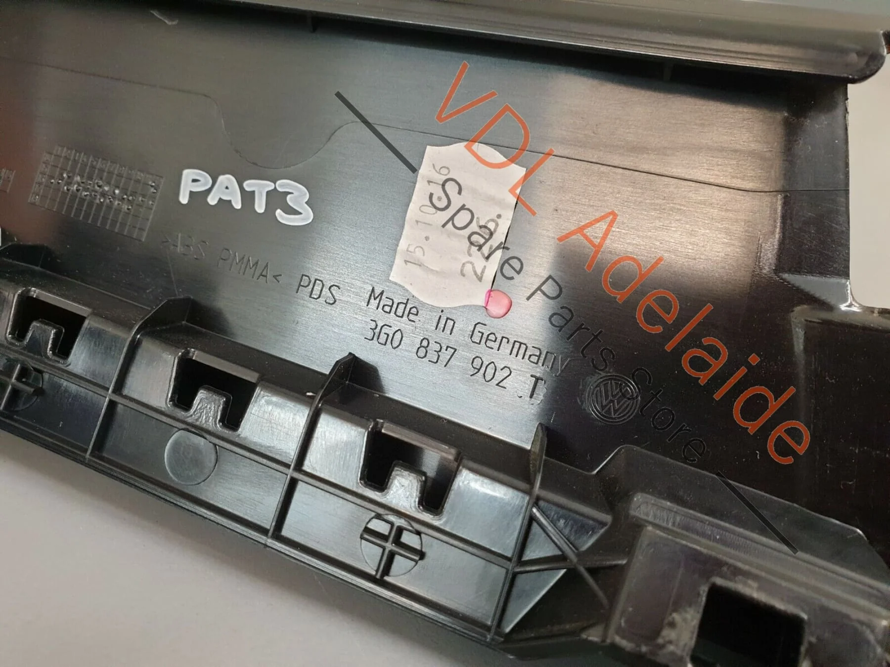 VW Passat Sedan B8 3G Front Right Door Trim for Pillar B 3G0837902AB PAT3 - Image 3