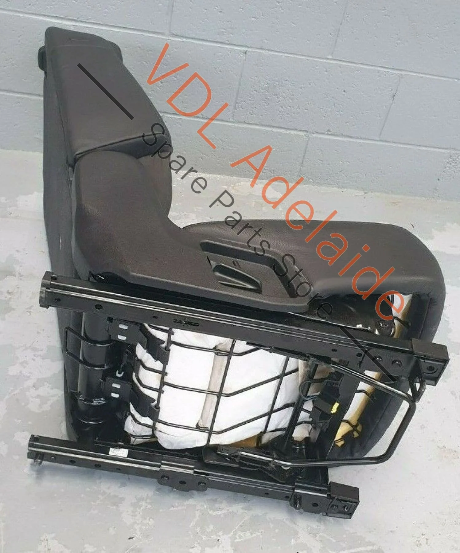 Audi Q7 4L 2nd Row Right Passenger Back Seat Rear Black Leather 65xxxkm ROS - Image 9