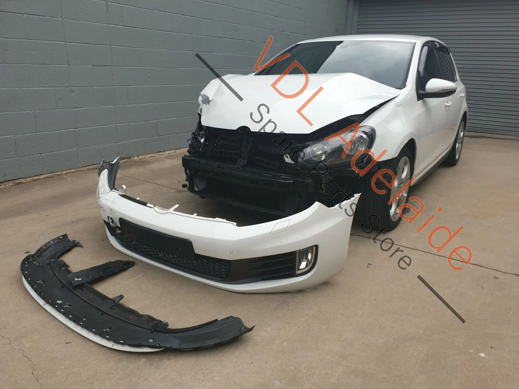 VW Golf GTi Mk6 Front Left Outer Bumper Fog Light Vent Grille 5K0853665C NOR3 - Image 7