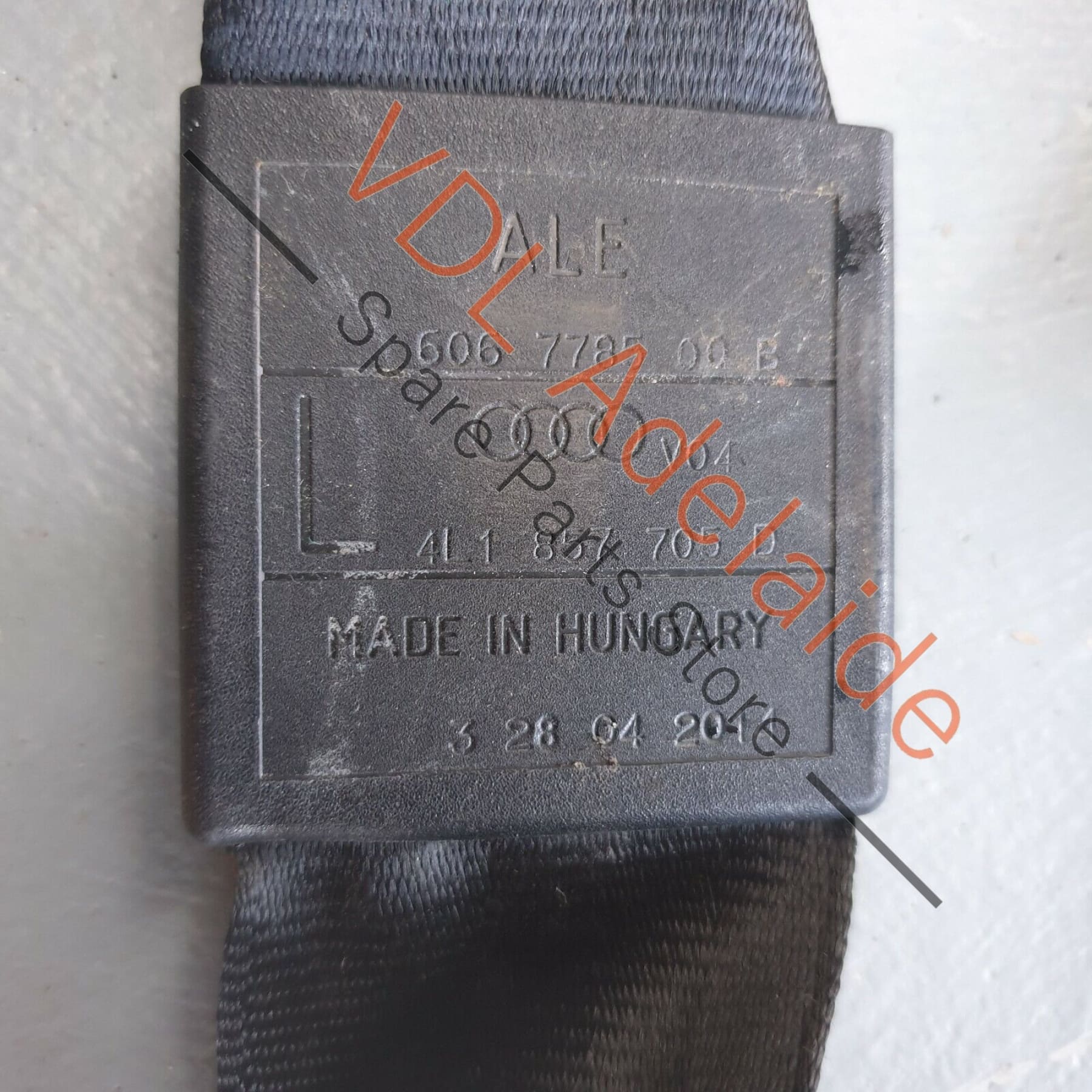 Audi Q7 4L LHS Front Left Seat Belt Three Point w Tensioner 4L1857705D ROS - Image 6