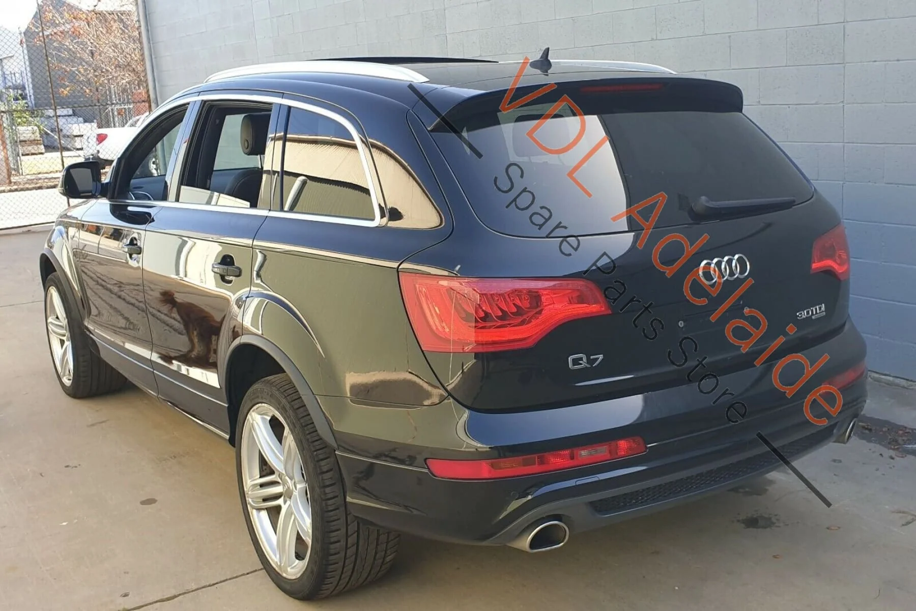 Audi Q7 4L Exterior Window Seal Strip Molding Chrome Trim Left Rear ROS - Image 7