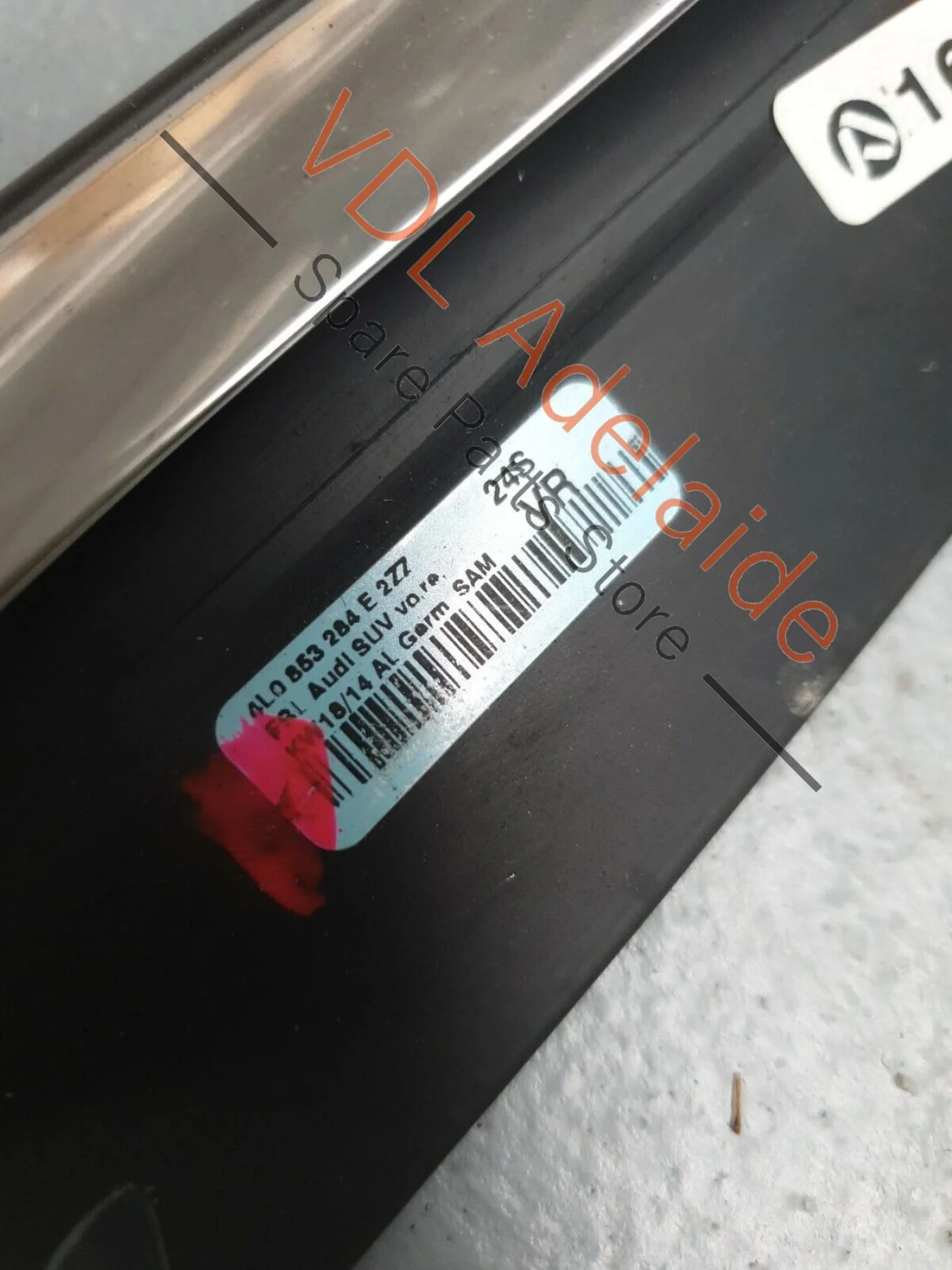 Audi Q7 4L Exterior Window Seal Strip Molding Chrome Trim Right Front ROS - Image 5