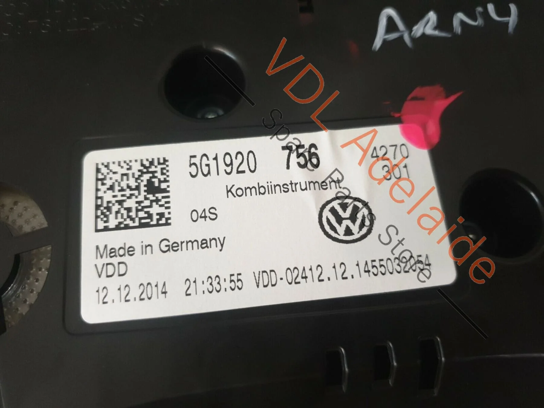 VW Golf GTi Mk7 280kmh Combi Instrument Cluster Dash Speedo Kombiinstrument ARN4 - Image 9