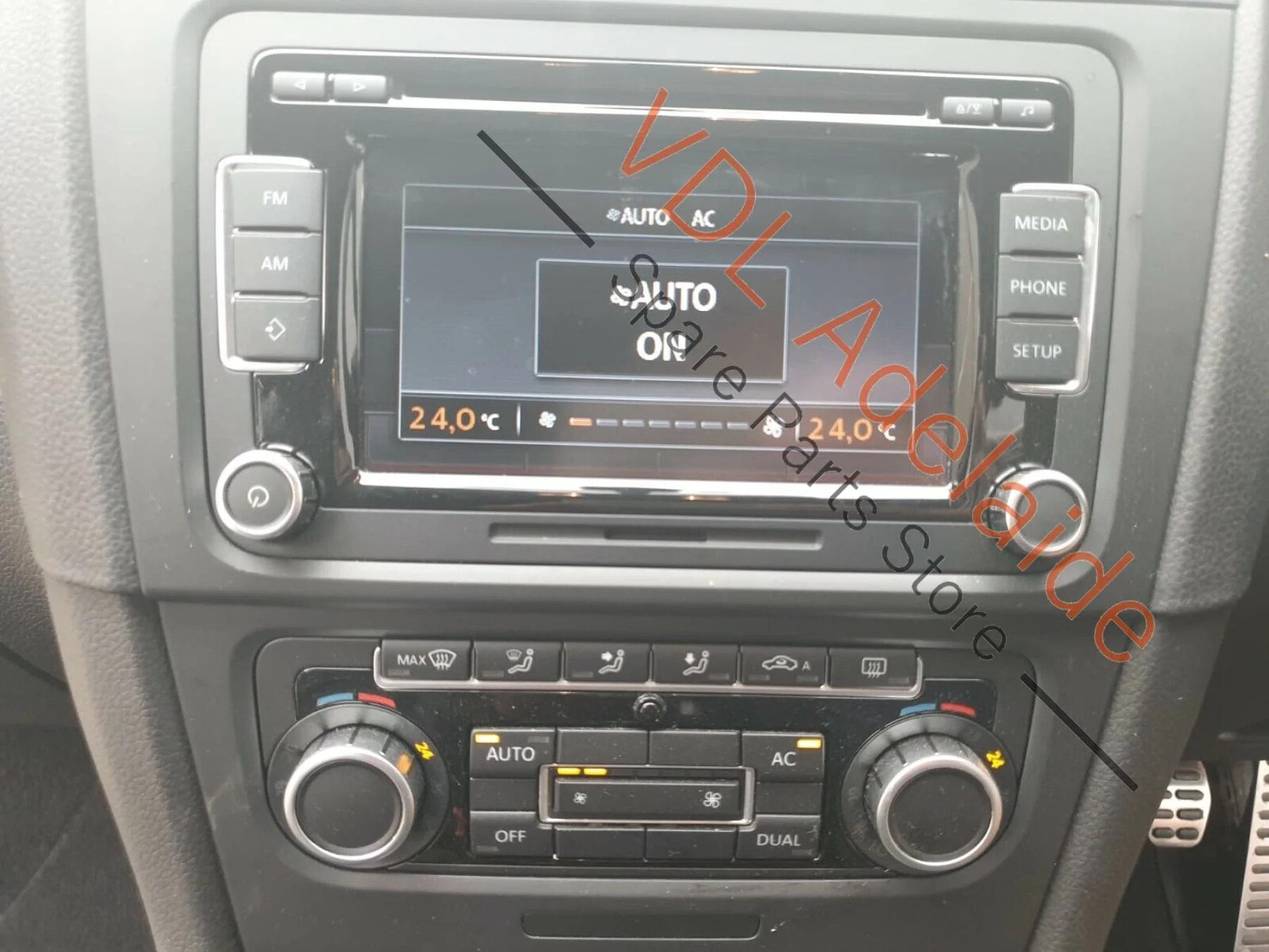 Volkswagen VW Golf Mk6 Climate Control Aircon AC Switch Unit 5K0907044BS - Image 2