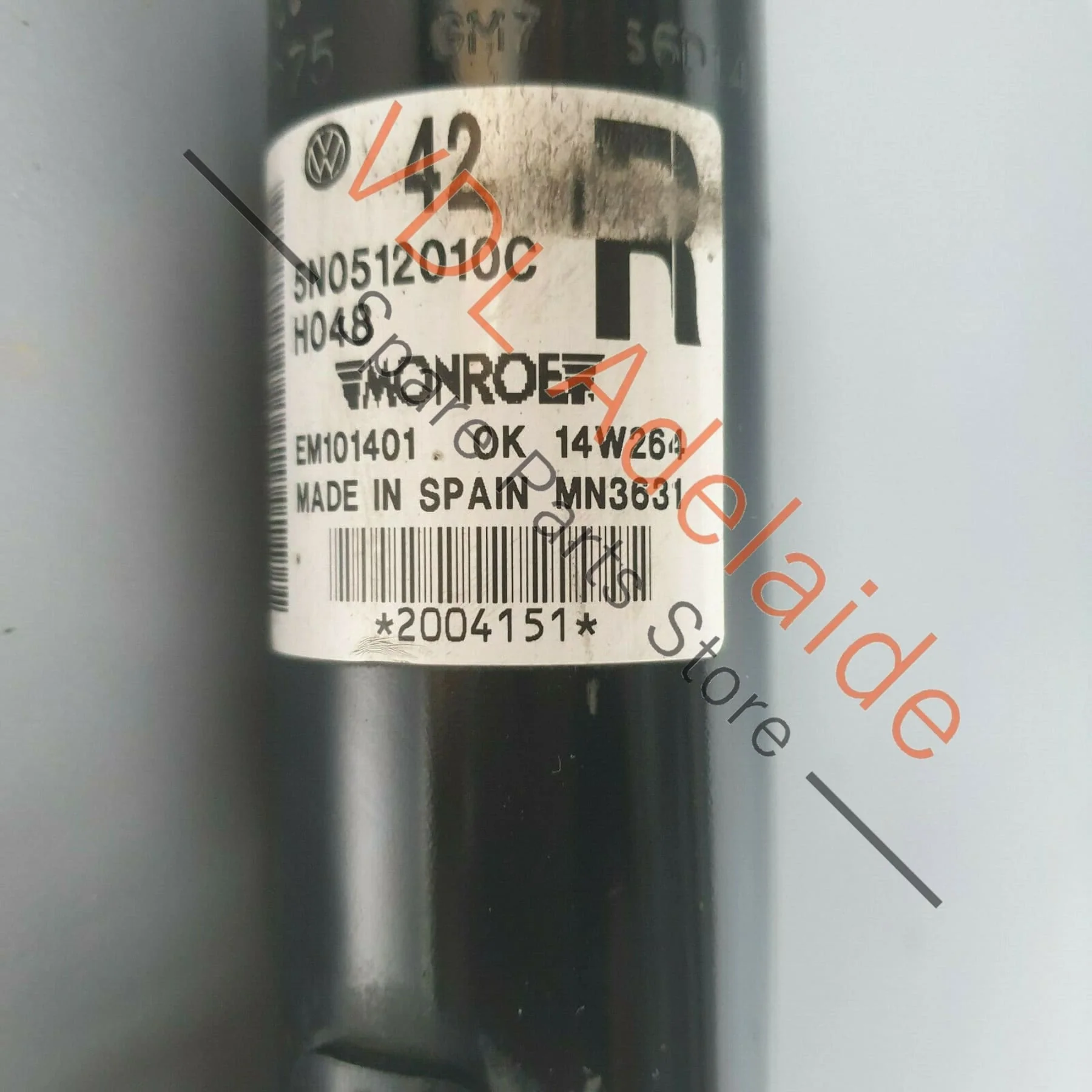 VW Tiguan R 5N MK1 Right Rear DCC Electronic Shock Absorber 5N0513046B JES2 - Image 2