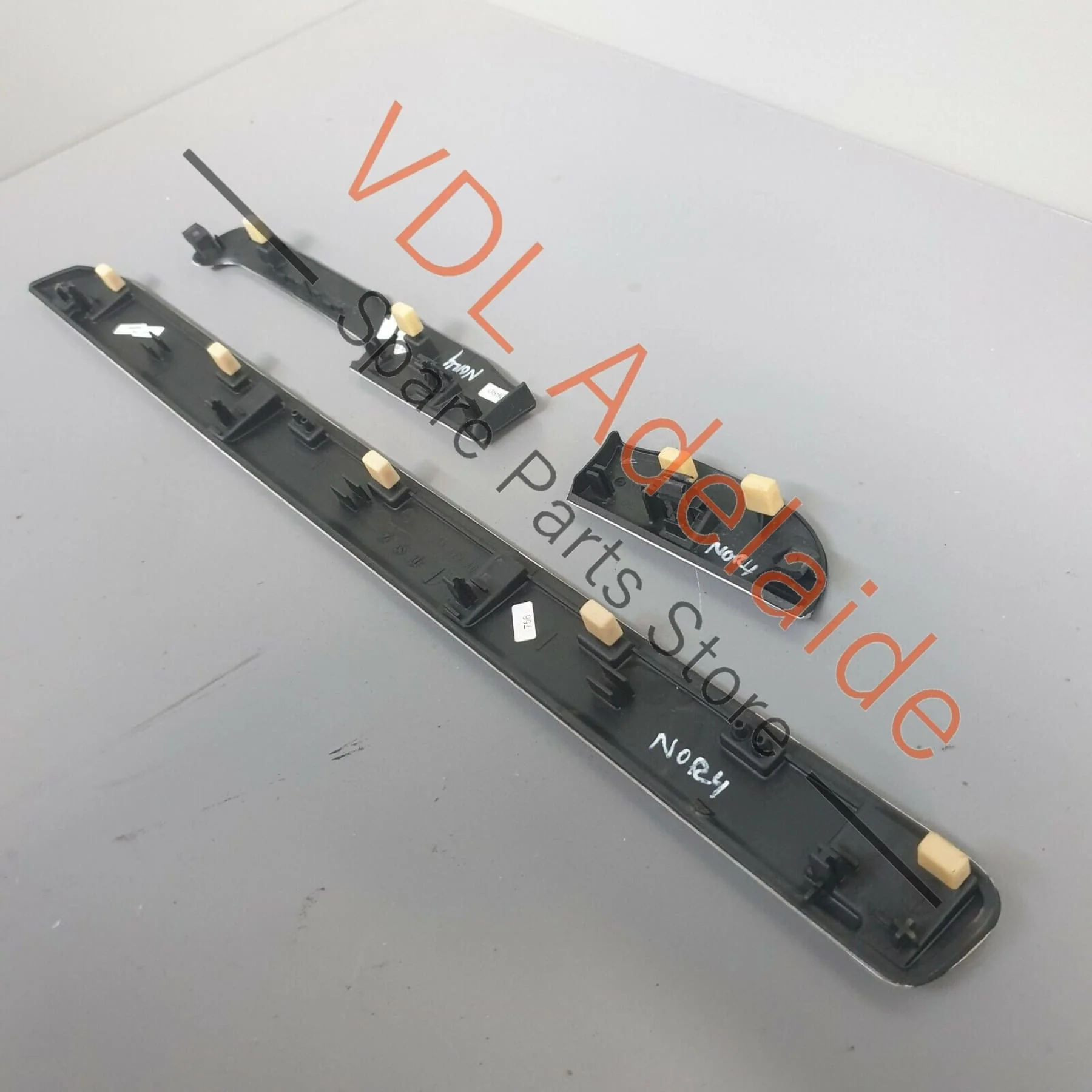 VW Golf GTi Mk6 Linette Black Chrome Dashboard Dash Trim Insert Set for RHD NOR4 - Image 5