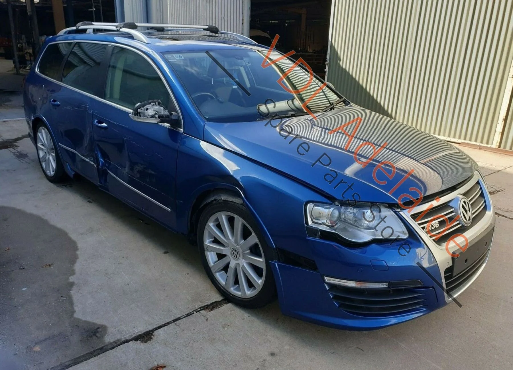VW Passat R36 B6 3C Front Left B-Pillar Exterior Trim Rally Black 3C4837901 PAT1 - Image 2