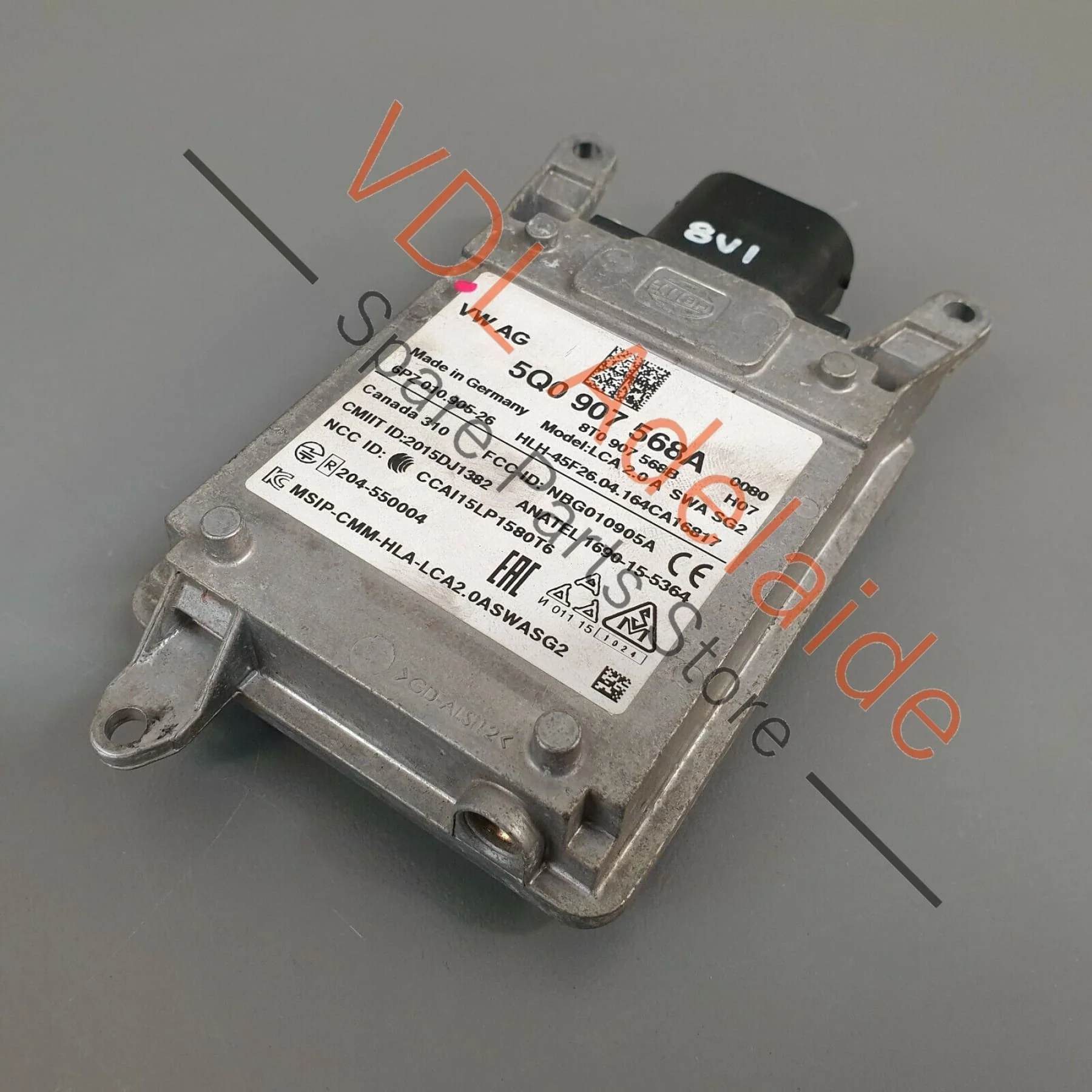 Audi RS3 8V Left Slave Control Unit for Lane Change Assist 5Q0907568A