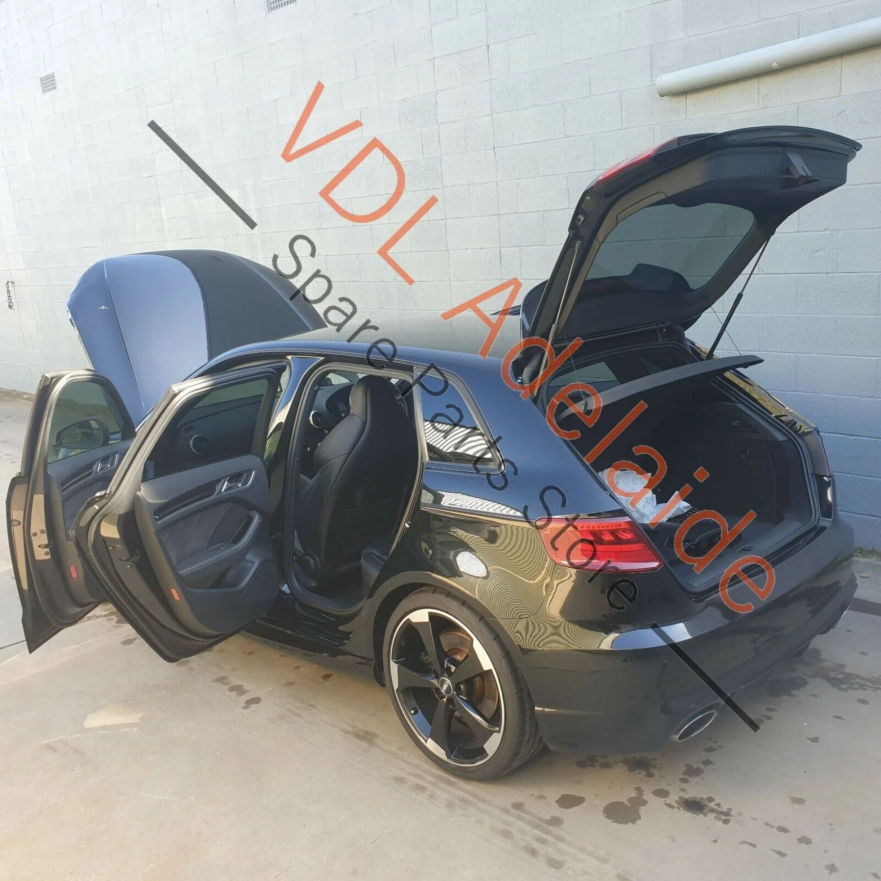 Audi RS3 8V Sportback Fuel Filler Flap Cap Door Mythos Black 8V4809906 - Image 7