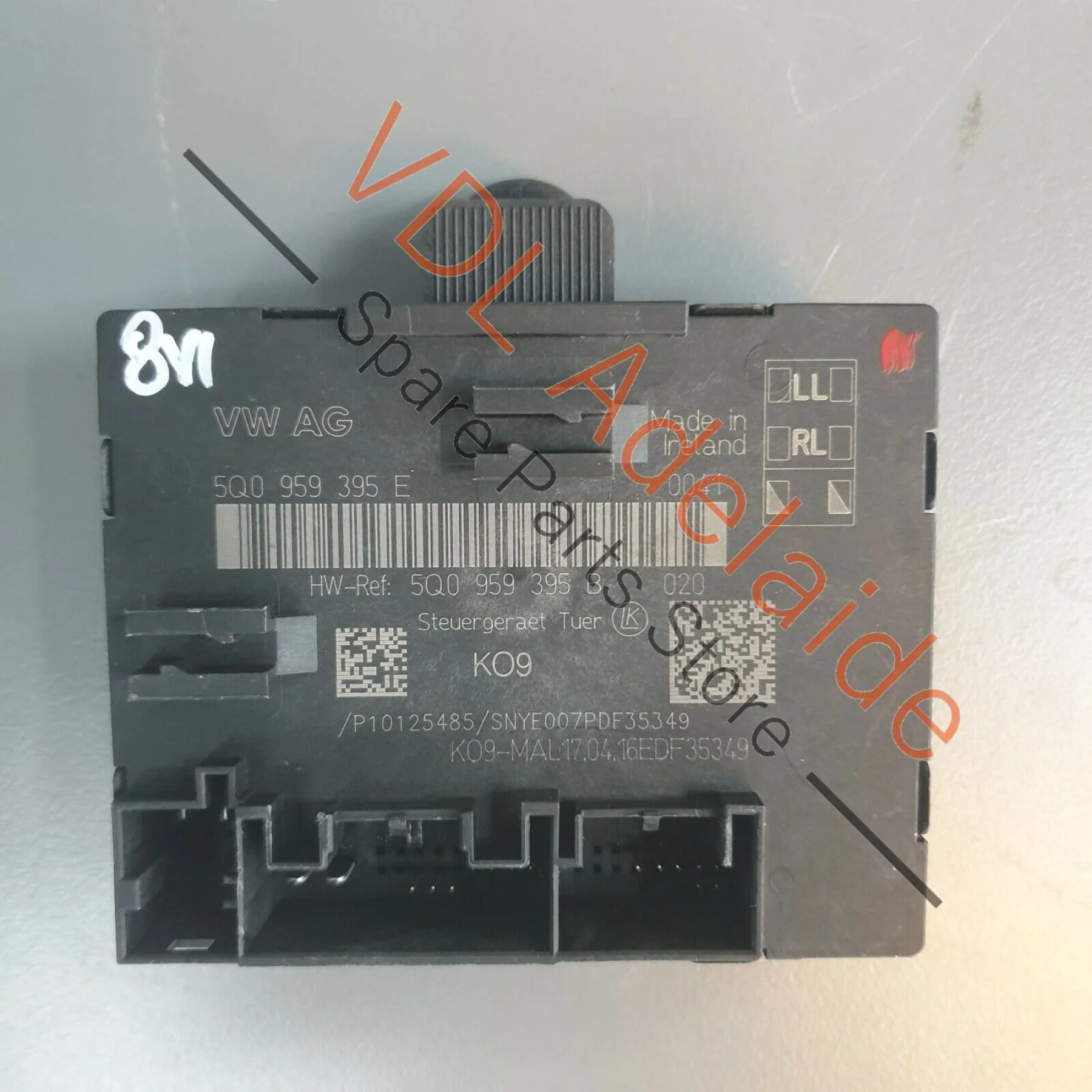 Audi RS3 8V Rear Door Control Module Unit 5Q0959395E