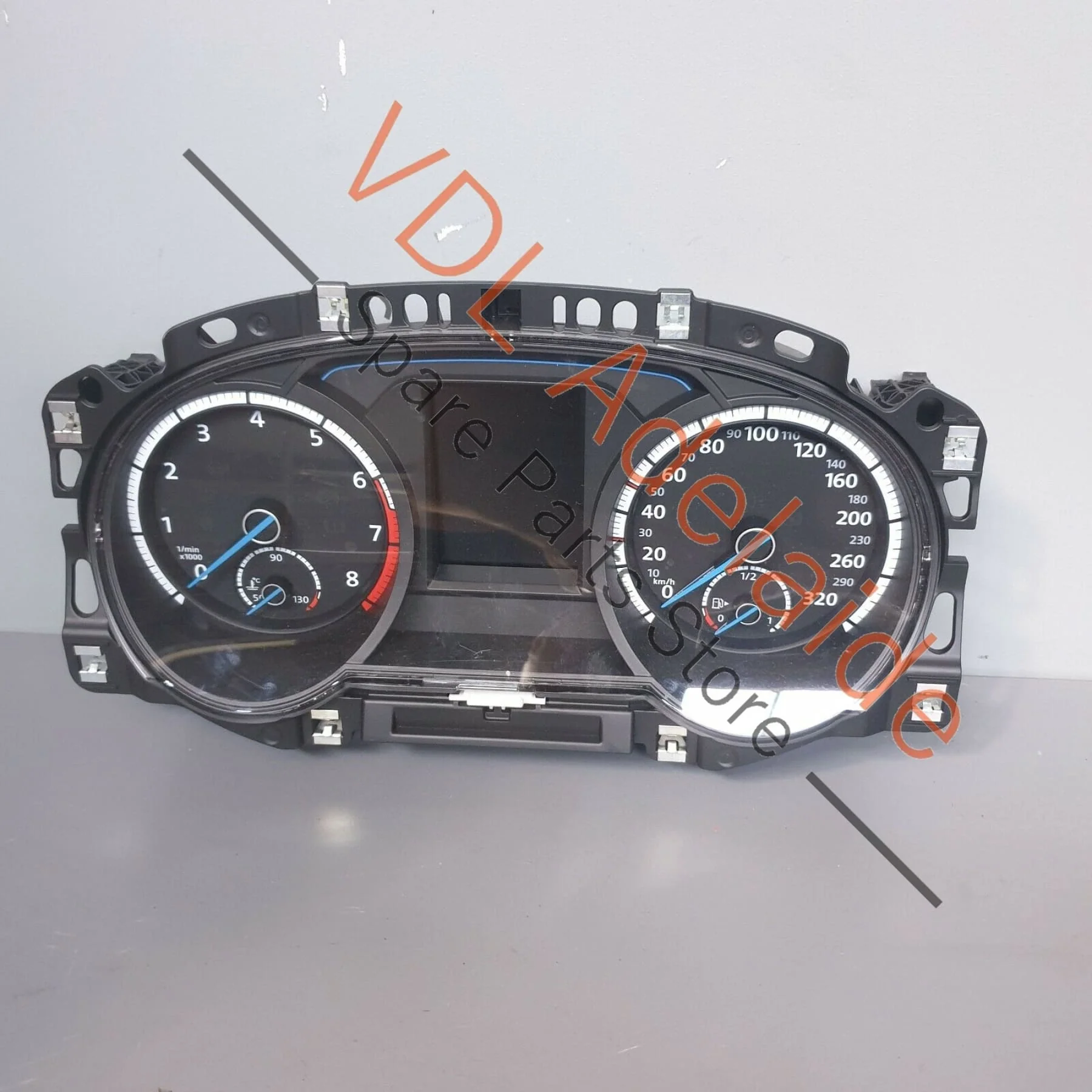 VW Golf R Mk7 Dash Cluster Combi Instruments Speedo 320km/h 5G1920758B