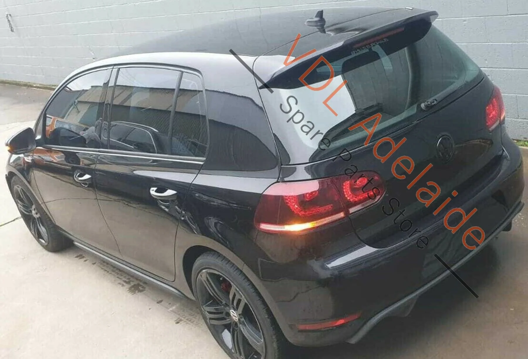 VW Golf Mk6 Front Right Driver Exterior Door Handle 2T2T Deep Black NOR7 - Image 9