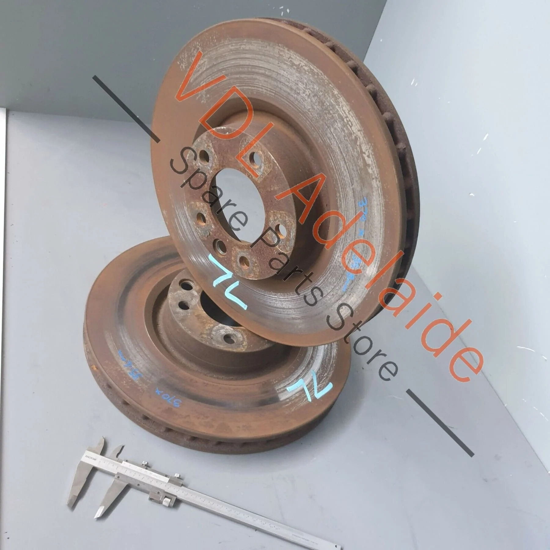 Volkswagen VW Touareg 7L R50 Front Brake Discs Disc Rotors Rotor 368mm x 36mm - Image 2