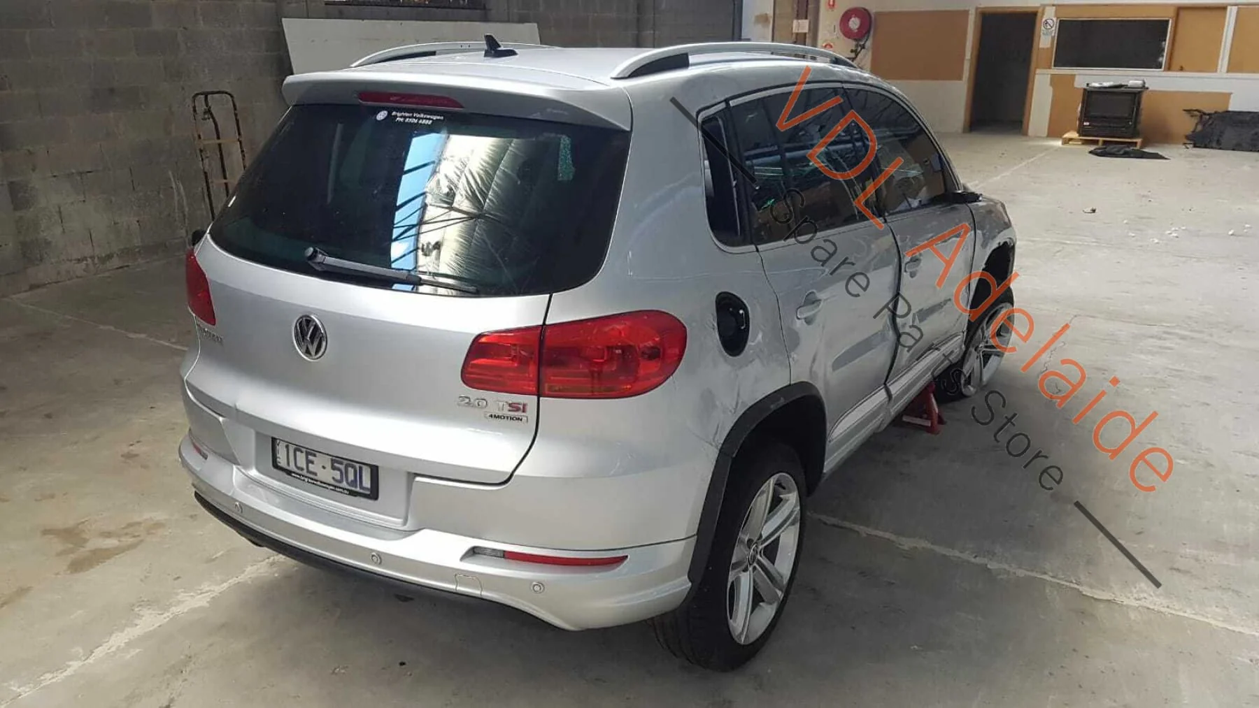 Volkswagen VW Tiguan R 5N Rear Tailgate Bootlid Chrome Badge Emblem 5N0853630 - Image 2