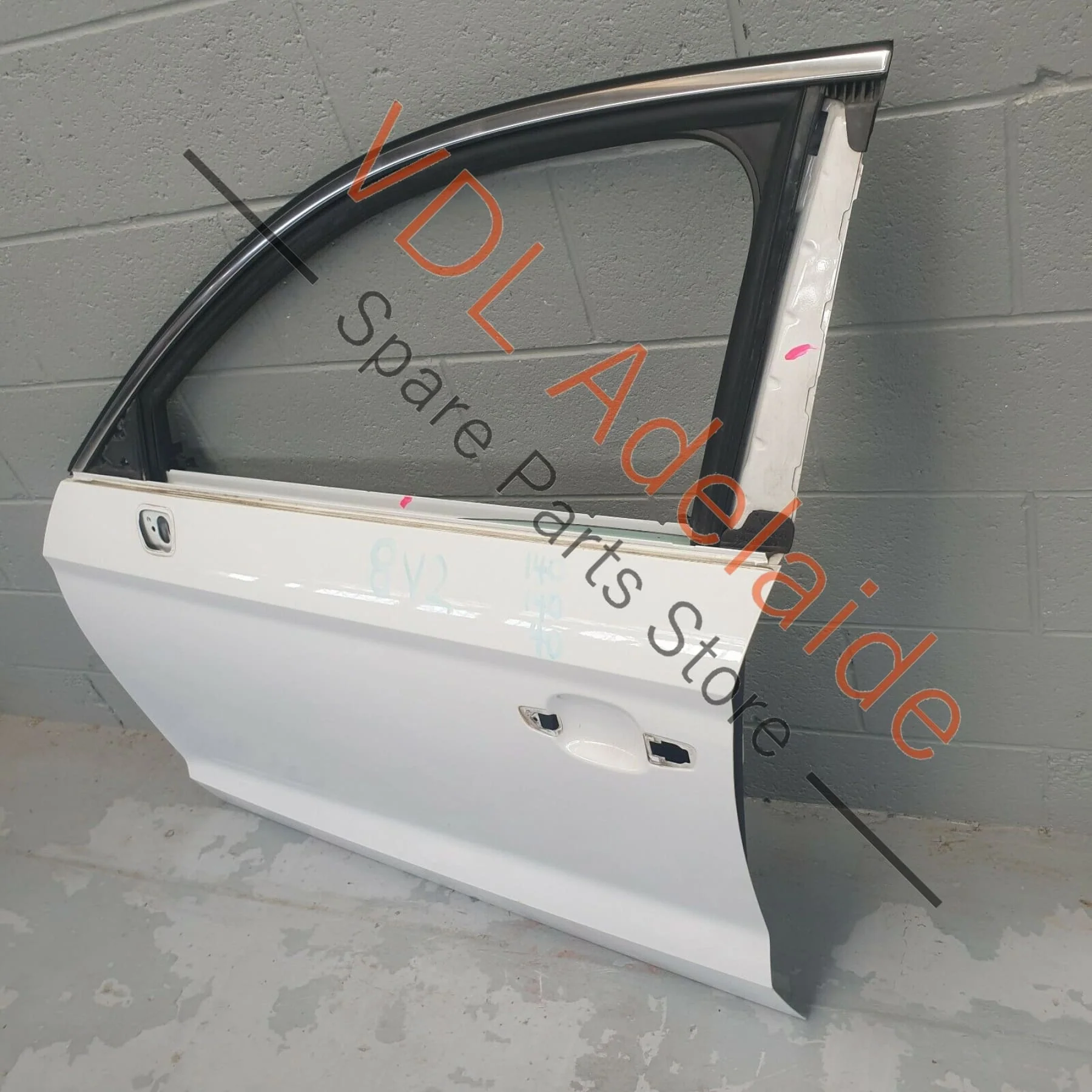 Audi S3 8V Sedan Front LHS Left Passenger Door Shell Ibis White 2Y2Y 8V5831051B - Image 2