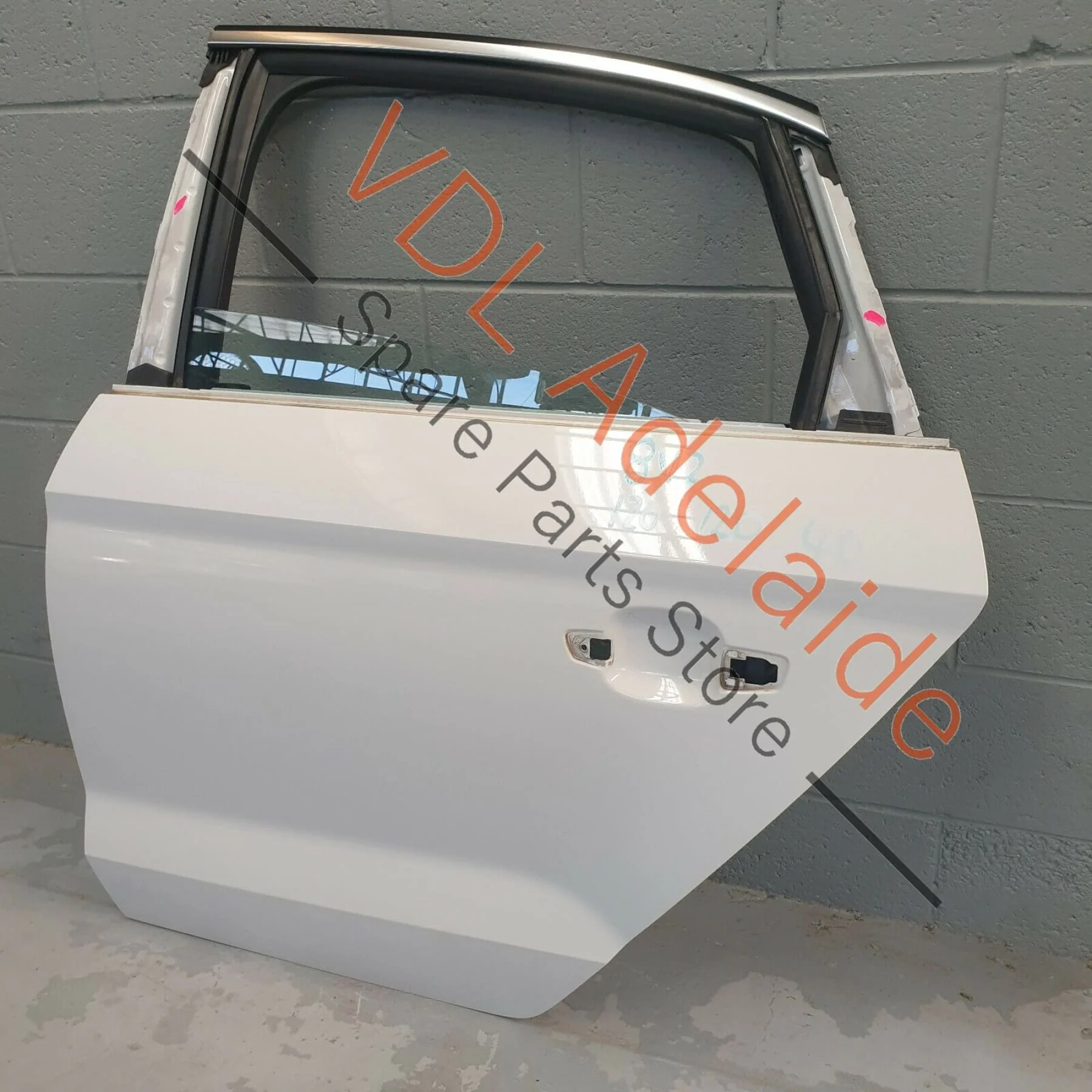 Audi S3 8V Sedan Rear LHS Left Passenger Door Shell Ibis White 2Y2Y 8V5833051A