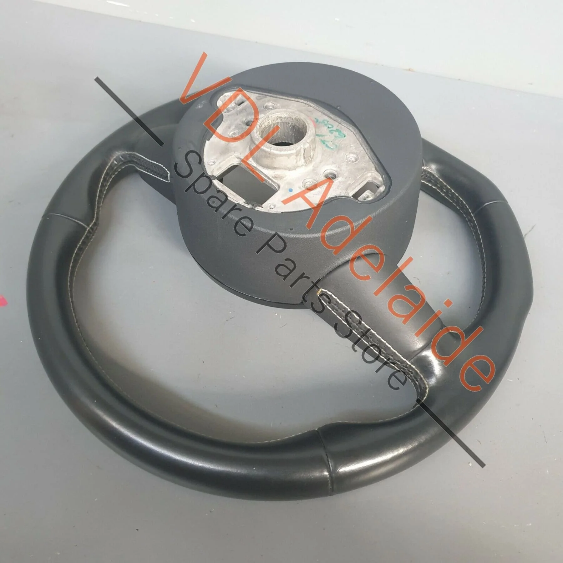 Audi S3 8V Leather Flat Bottom Sports Steering Wheel suit Manual 8V0419091H VMJ - Image 4