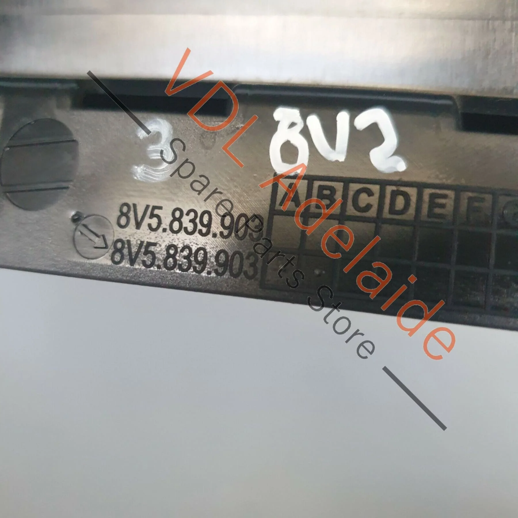 Audi S3 8V Exterior C Pillar Door Trim Moulding Gloss Black Rear Left LHS - Image 6