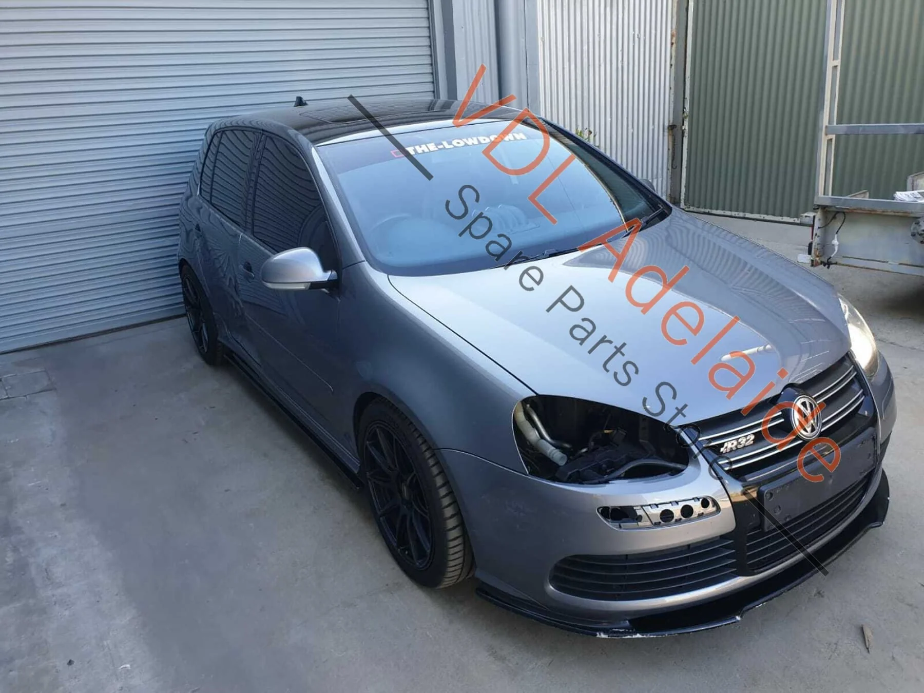 Volkswagen VW Golf Mk5 R32 Front Bonnet Hood Engine Lid Panel LA7T United Grey - Image 3