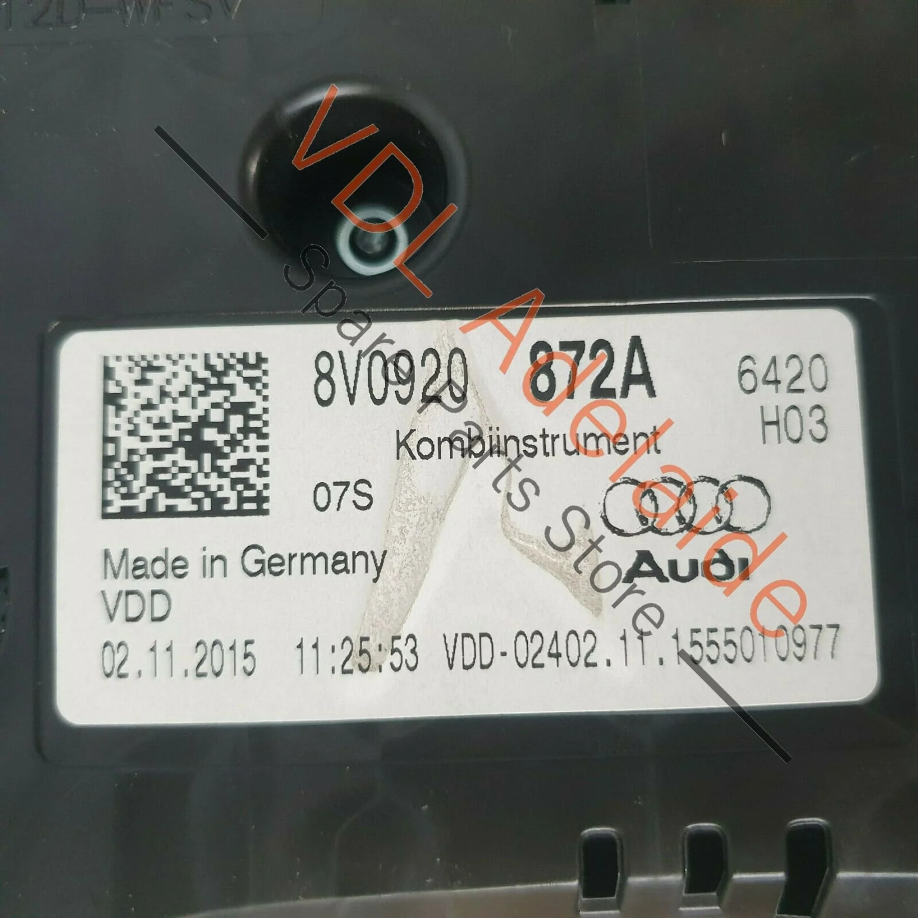 Audi S3 8V Dash Dashboard Gauges w Boost Cluster Kombi Combi Instrument 300km/h - Image 7