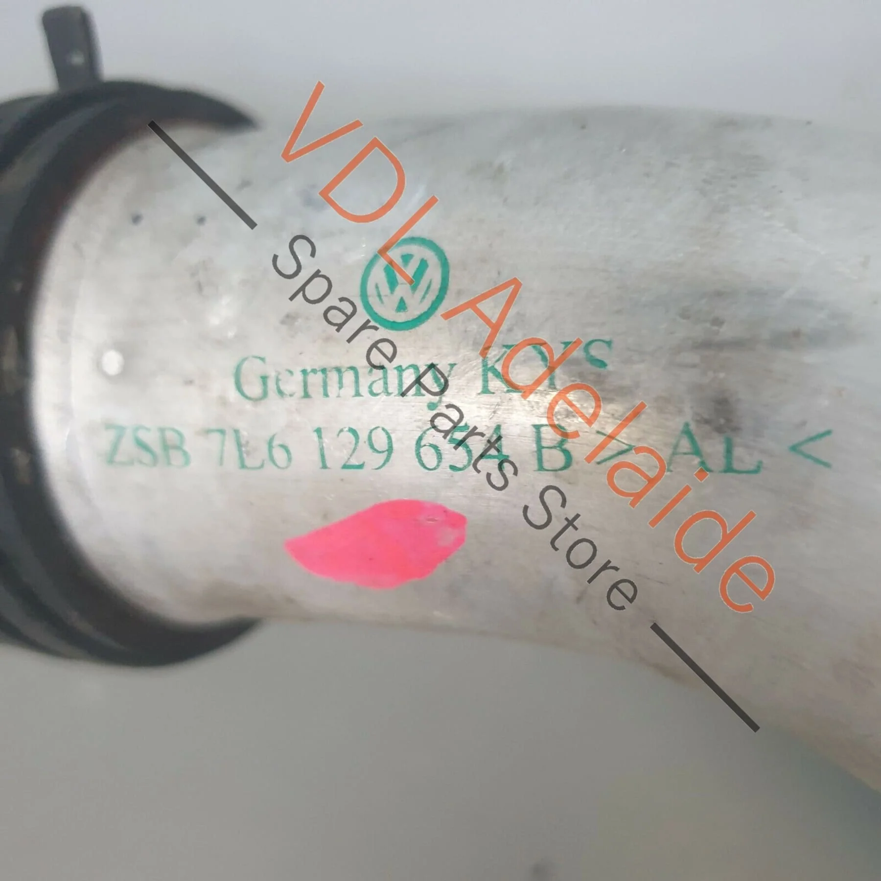 Volkswagen Touareg 7L Right Air Filter to Turbo Pipe Hose Aluminium 7L6129654B - Image 3