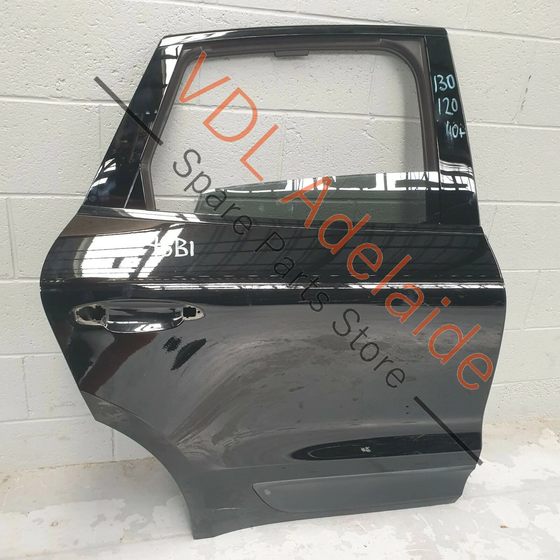 Porsche Macan GTS 95B RHS Right Side Rear Door Panel Shell Black A1A1