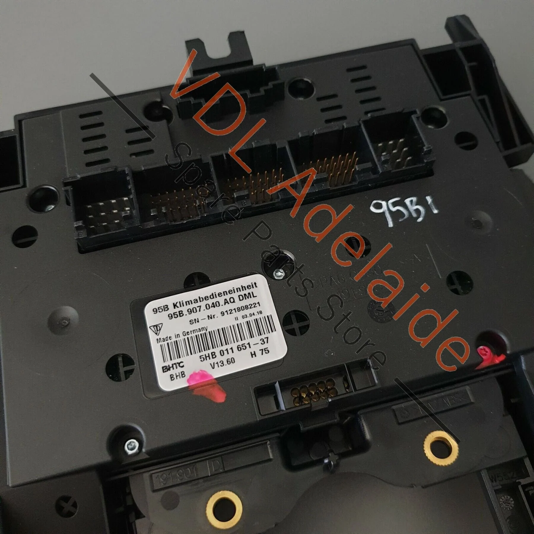 Porsche Macan 95B Centre Console Switch Panel AC Air Conditioning Climatronic - Image 10