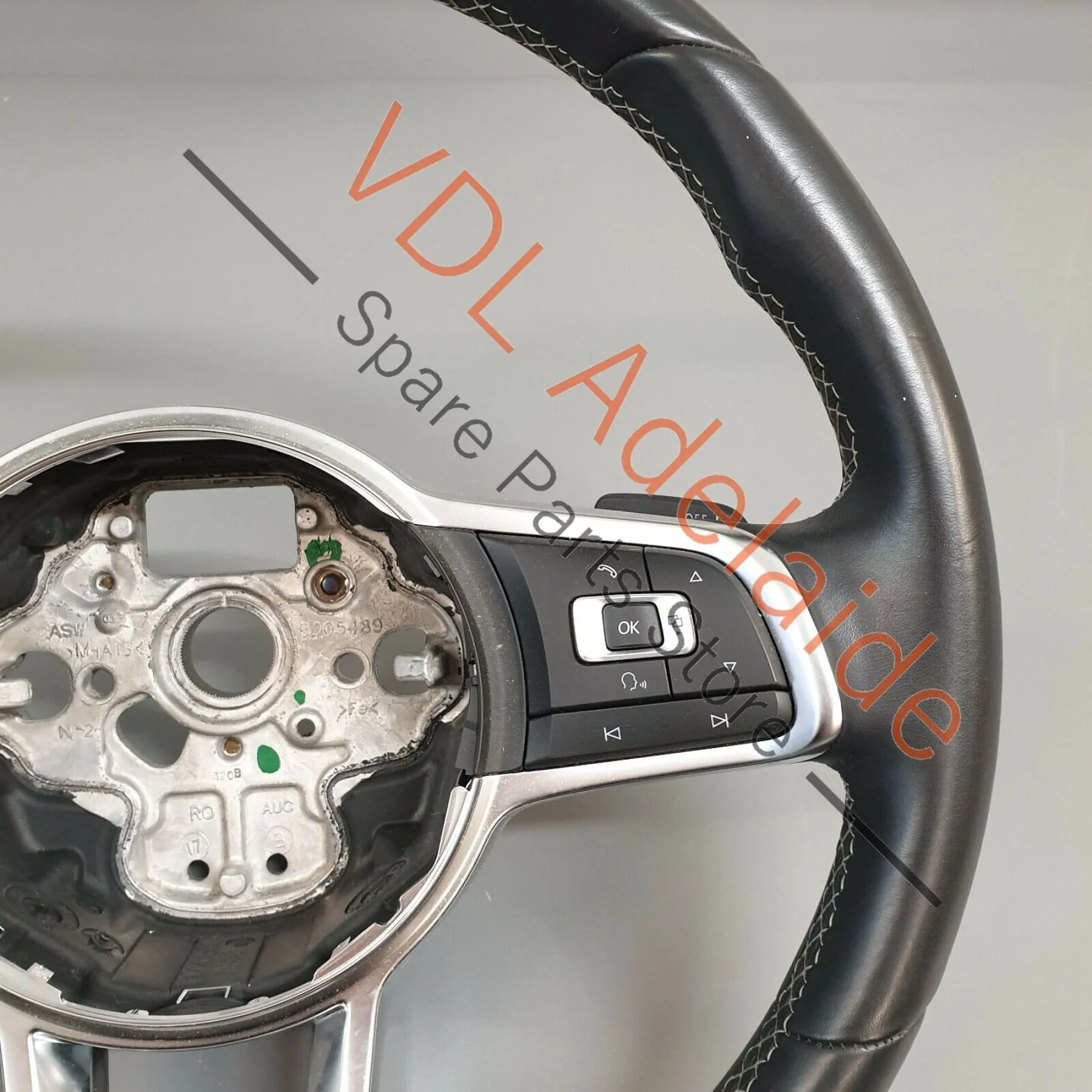 VW Tiguan MQB Gen2 R-Line Flat Bottom Tiptronic Multi-Function Steering Wheel - Image 5