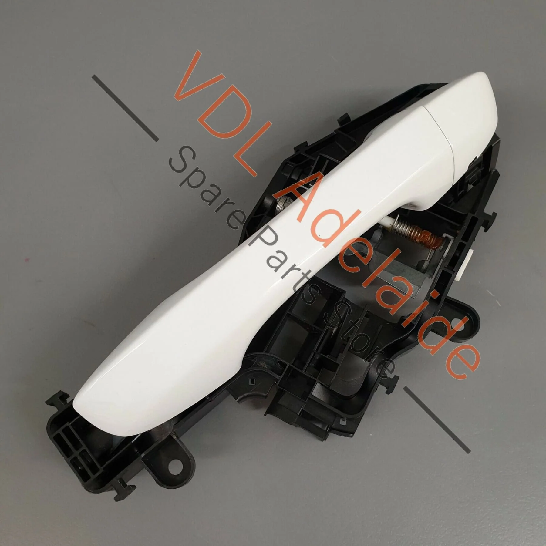 VW Tiguan MQB Gen2 Rear Left Exterior Door Handle Pure White 0Q C9A