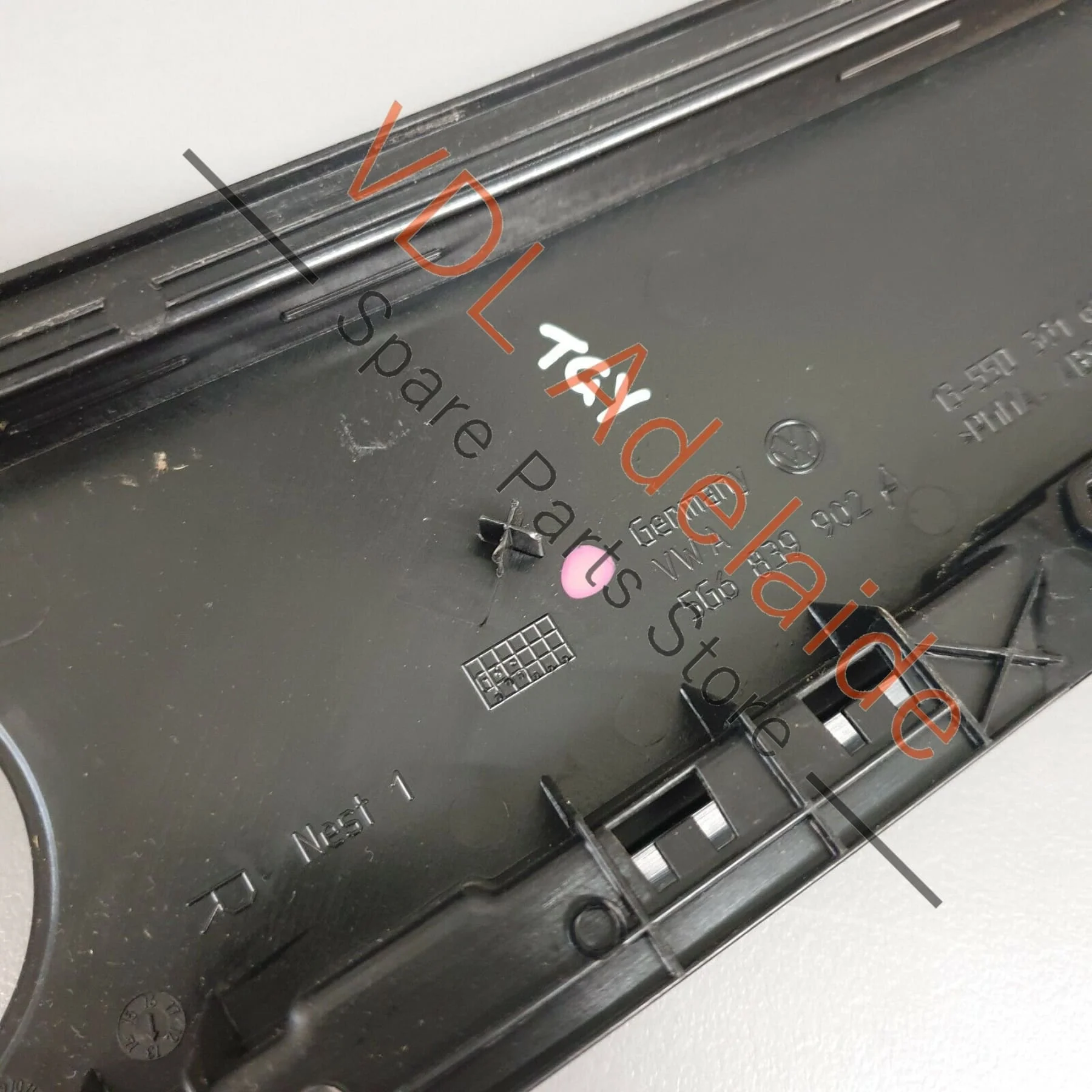 VW Golf MK7 Wagon Exterior Trim for Door Window Frame B-Pillar Rear Right Black - Image 6