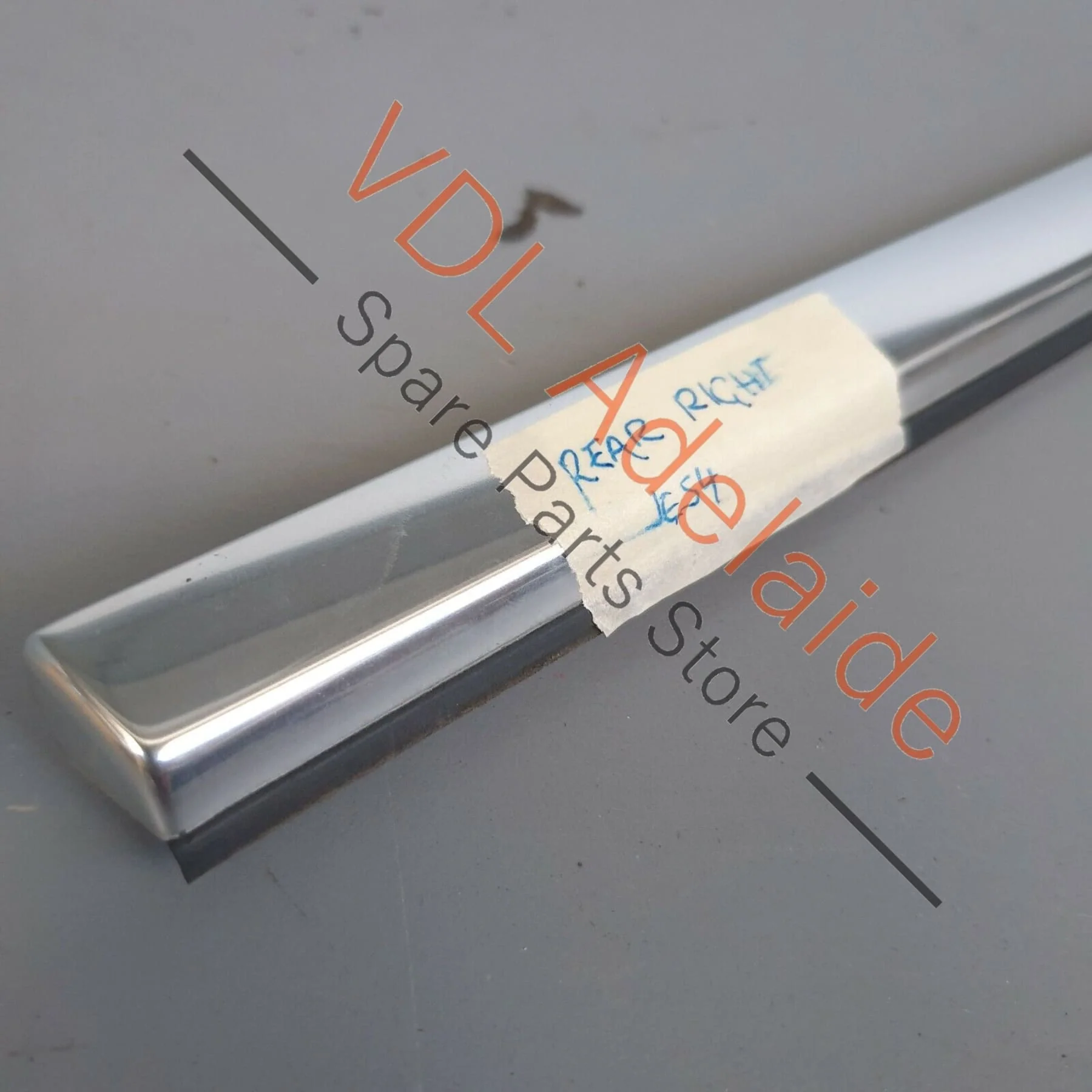 VW Tiguan MQB Mk2 Exterior Window Slot Weather Strip Seal Chrome Rear Right Door - Image 6