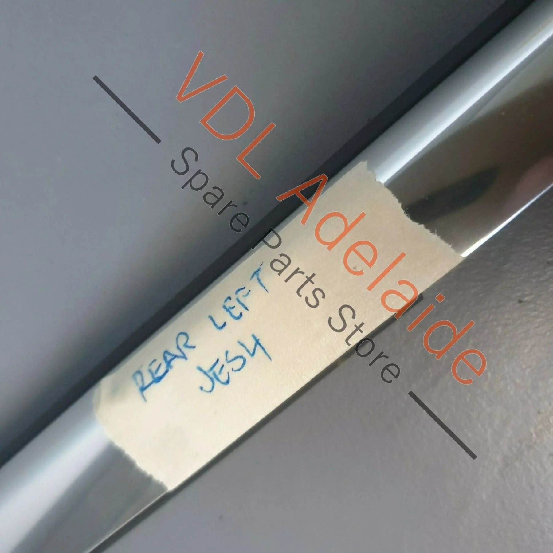 VW Tiguan MQB Mk2 Exterior Window Slot Weather Strip Seal Chrome Rear Left Door - Image 5