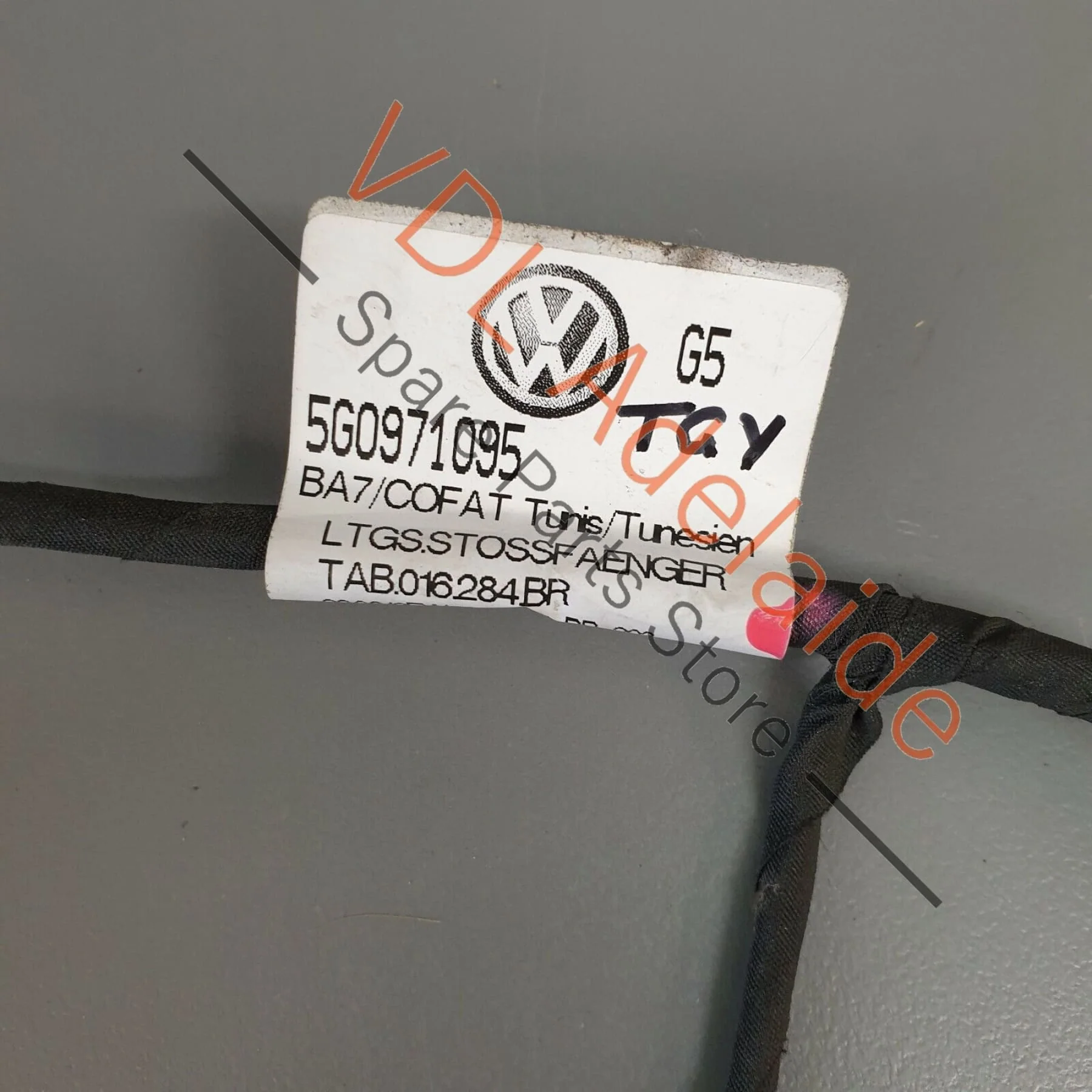 VW Golf MK7 Estate Front PDC Parking Sensor Harness Cable Wiring 5G0971095 - Image 3