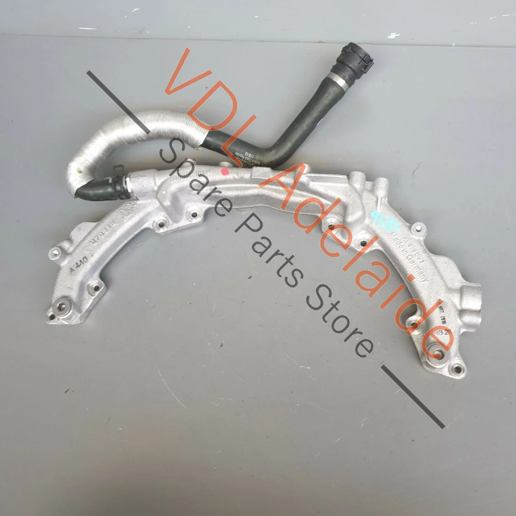 Porsche Macan 95B Coolant Distributor Water Manifold Pipe Aluminium 94810606176