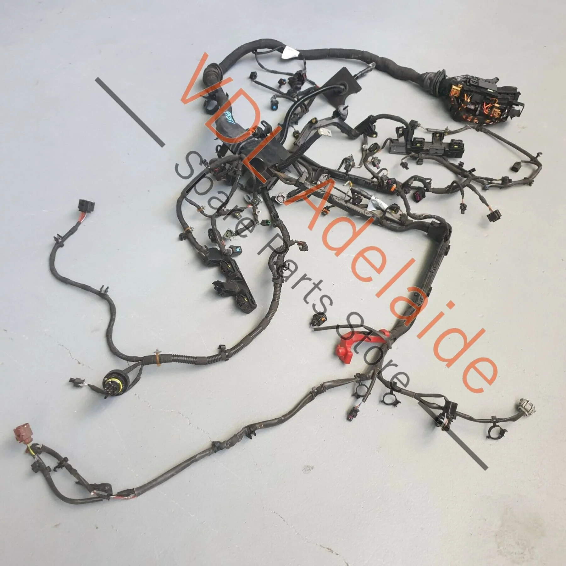 Porsche Macan GTS 3.0T V6 95B Electrical Cable Harness Wiring Set for Engine - Image 2