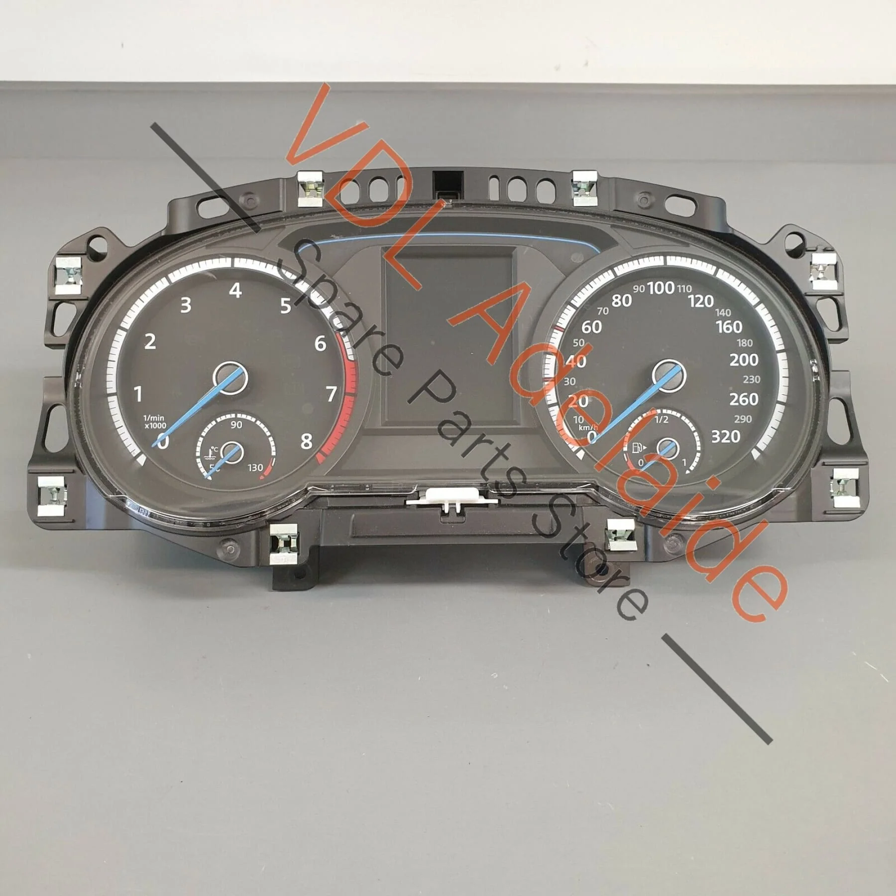 VW Golf R MK7 Combi-instrument Kombiinstrument Dash Cluster 320 km/h 5G1920758A