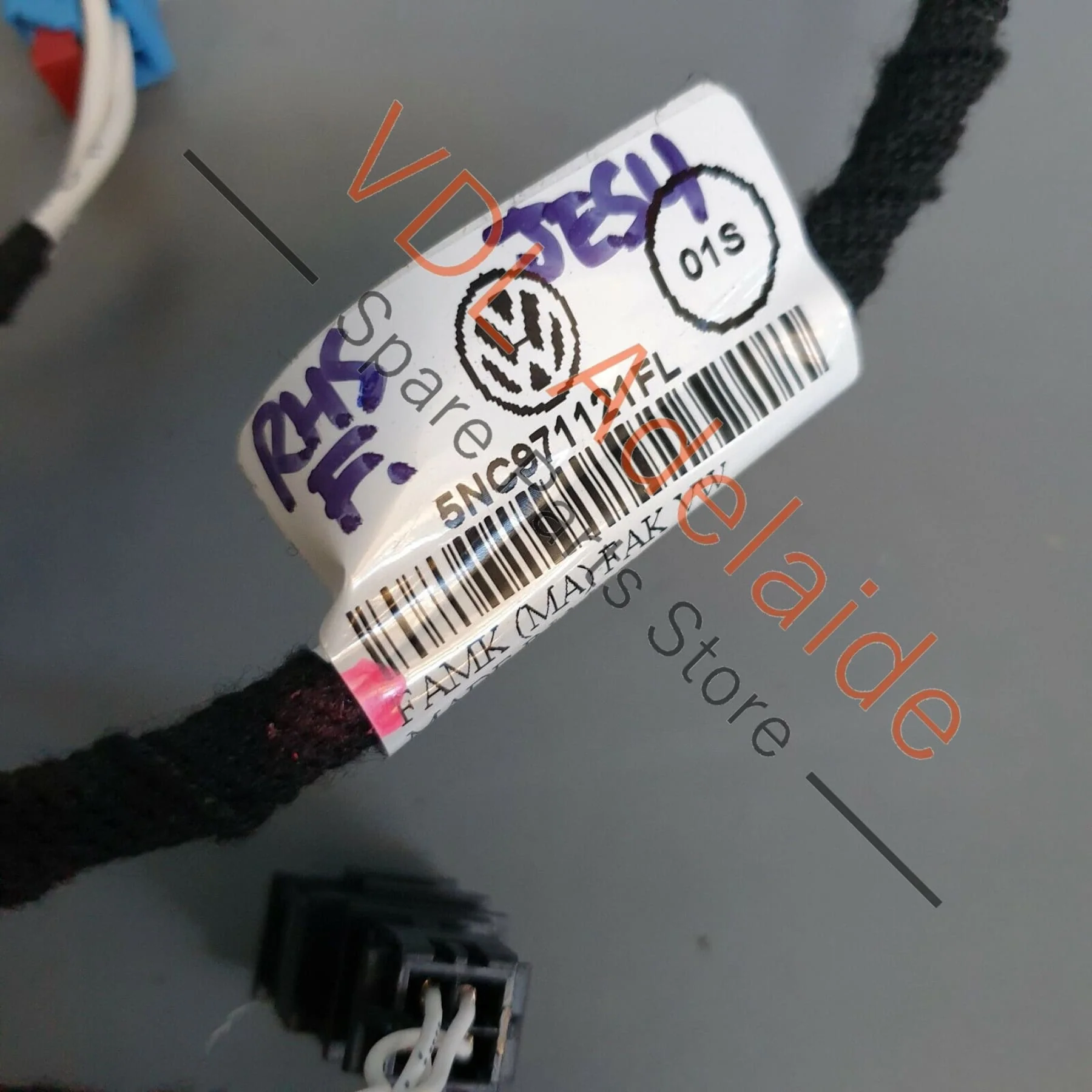 VW Tiguan MQB Mk2 Wiring Set for Door Front Right RHD 5NC971121FL - Image 3