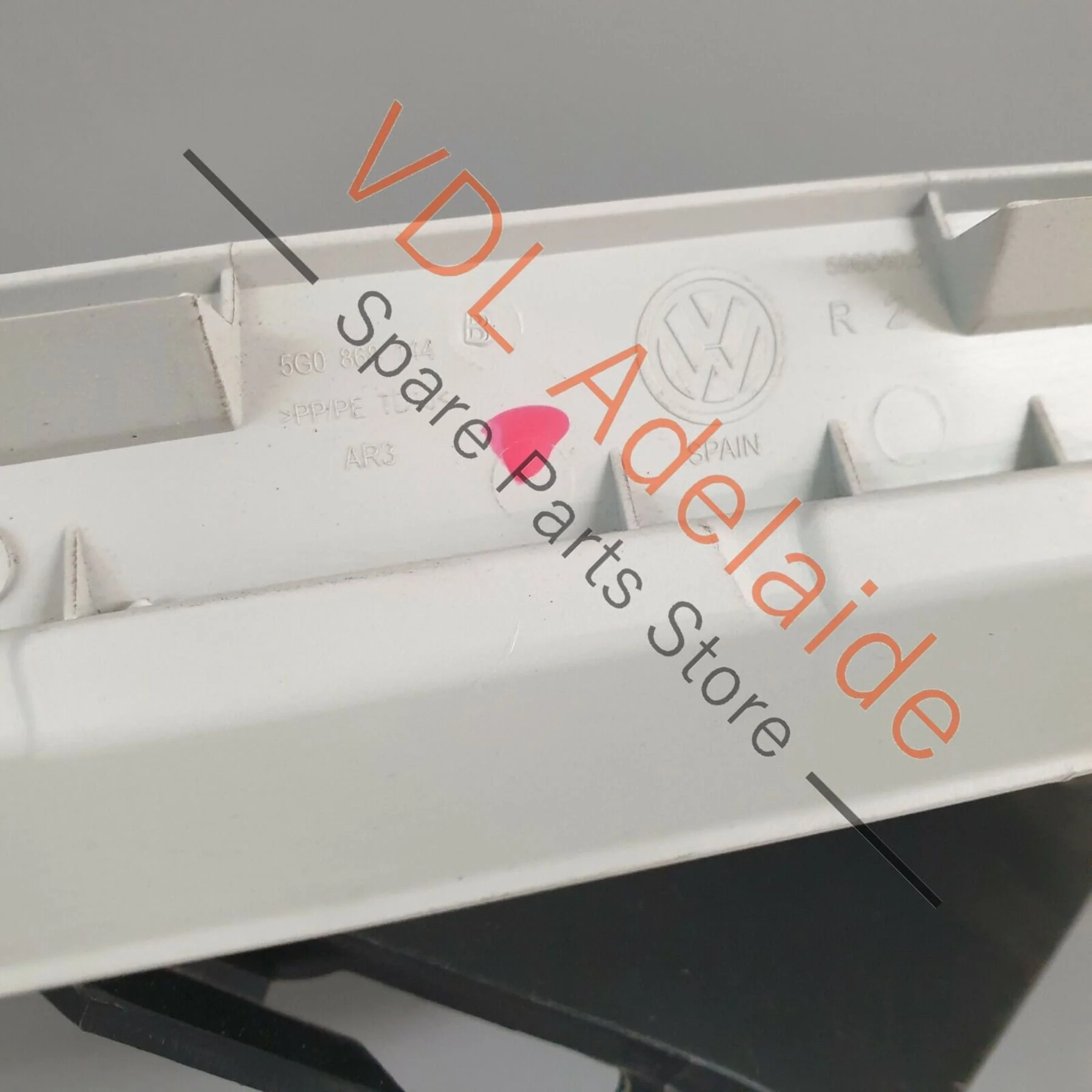 VW Golf MK7 Wagon Right Lower Interior Trim For A-Pillar, Titanium Black, Grey - Image 6