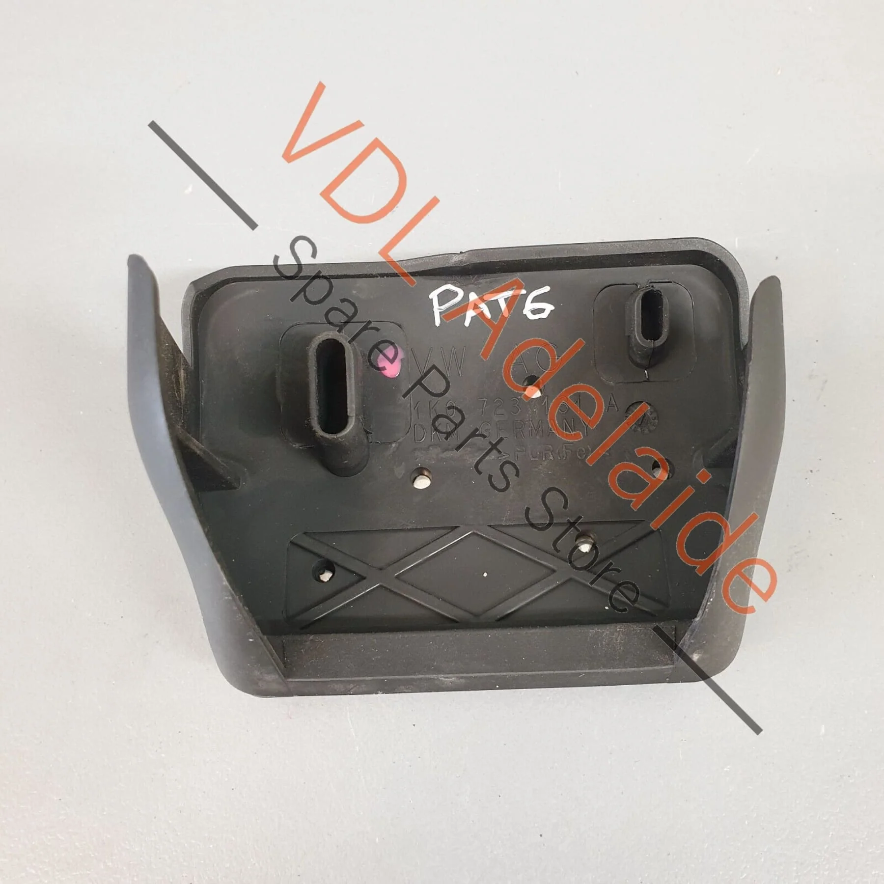 VW Passat R36 B6 3C Cap for Foot Brake Pedal RHD Brushed Aluminium 1K0723131A - Image 4
