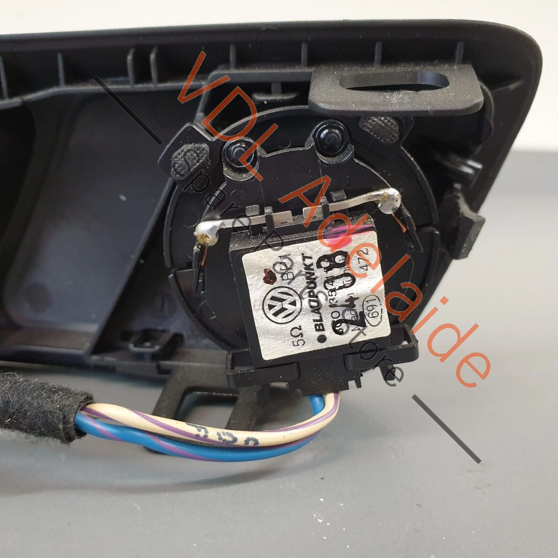 VW Passat R36 B6 3C Rear Right Door Inner Release Lever & Loudspeaker 3C4839114Q - Image 6