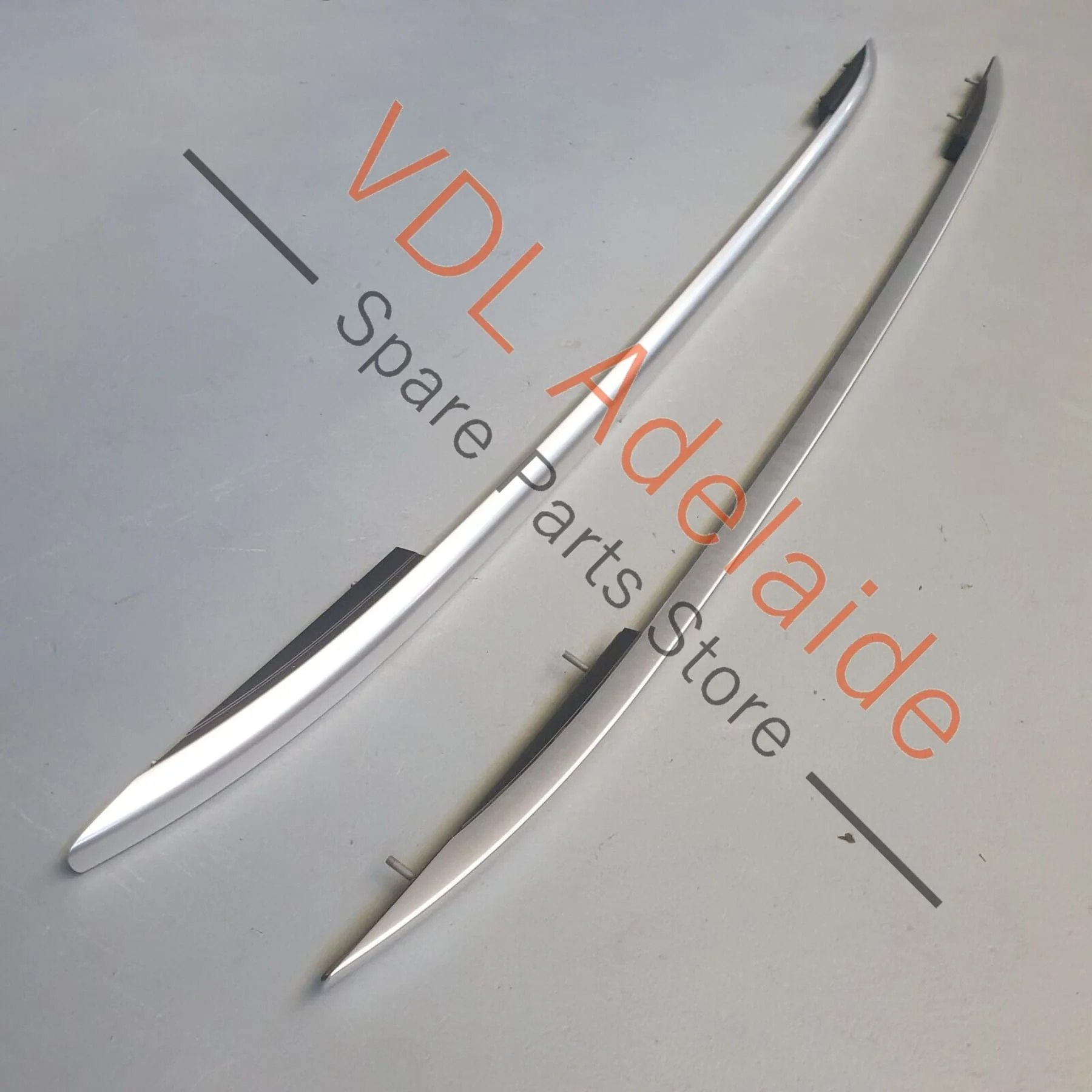 Genuine VW Tiguan MQB Mk2 Roof Rail Bars Chrome Aluminium Finish