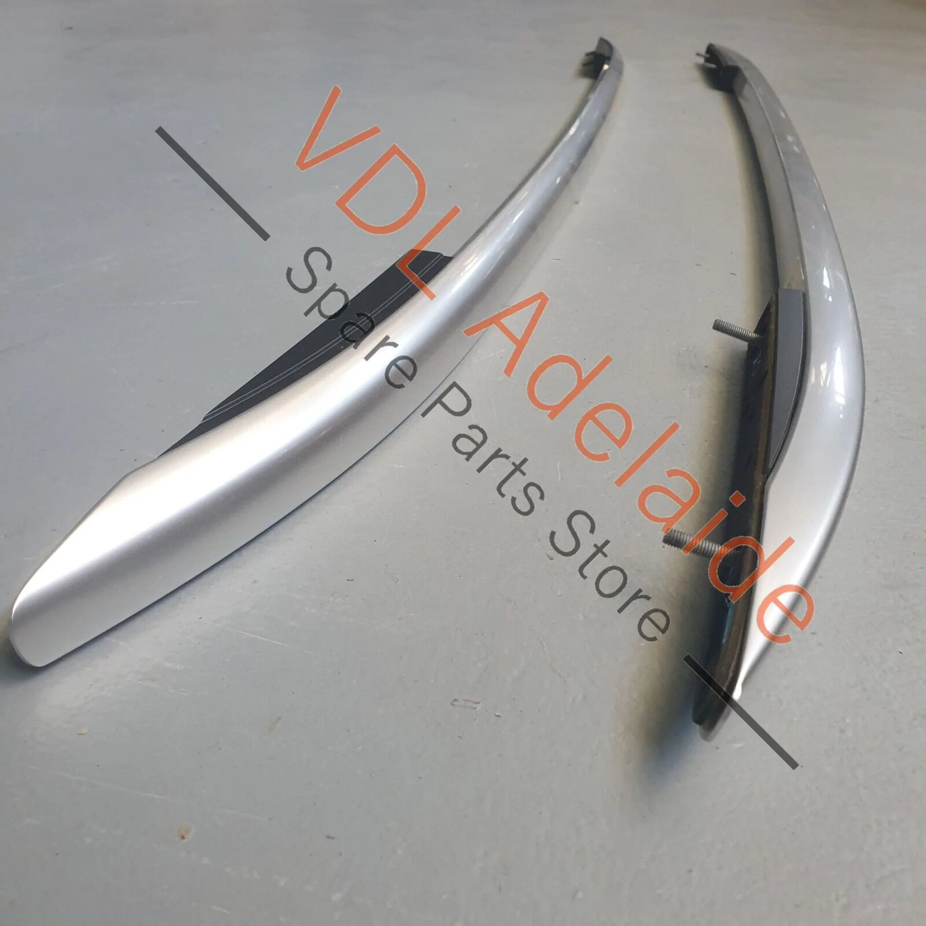Genuine VW Tiguan MQB Mk2 Roof Rail Bars Chrome Aluminium Finish - Image 4