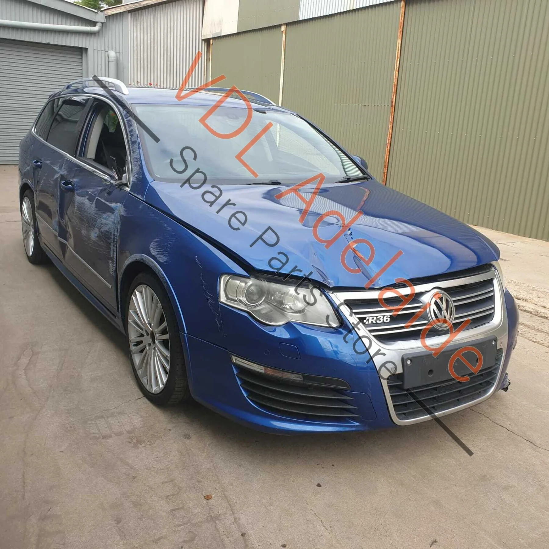 VW Passat R36 B6 Left Rear Exterior Door Strip Moulding Trim 3C0854949B GRU - Image 9