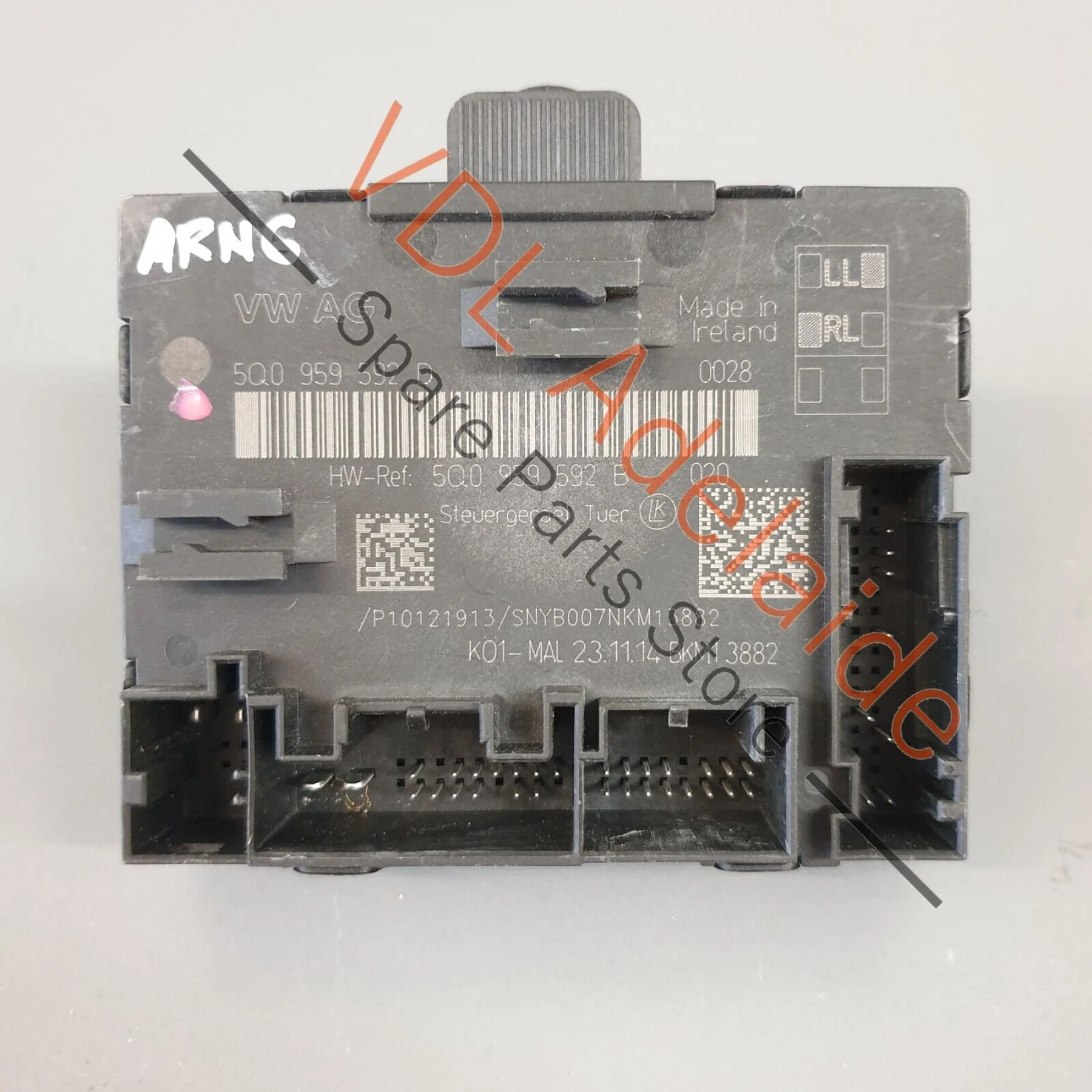 VW Golf GTi Mk7 Front Left Passenger RHD Door Control Module 5Q0959592D - Image 3