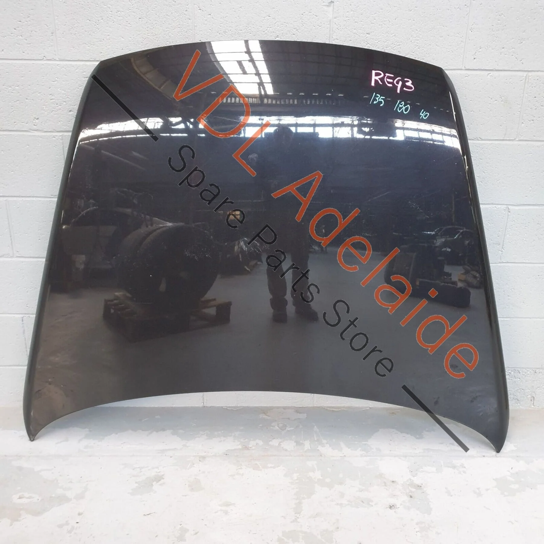 VW Touareg V10 7L Hood Bonnet Panel Black Magic Pearl Z4Z4