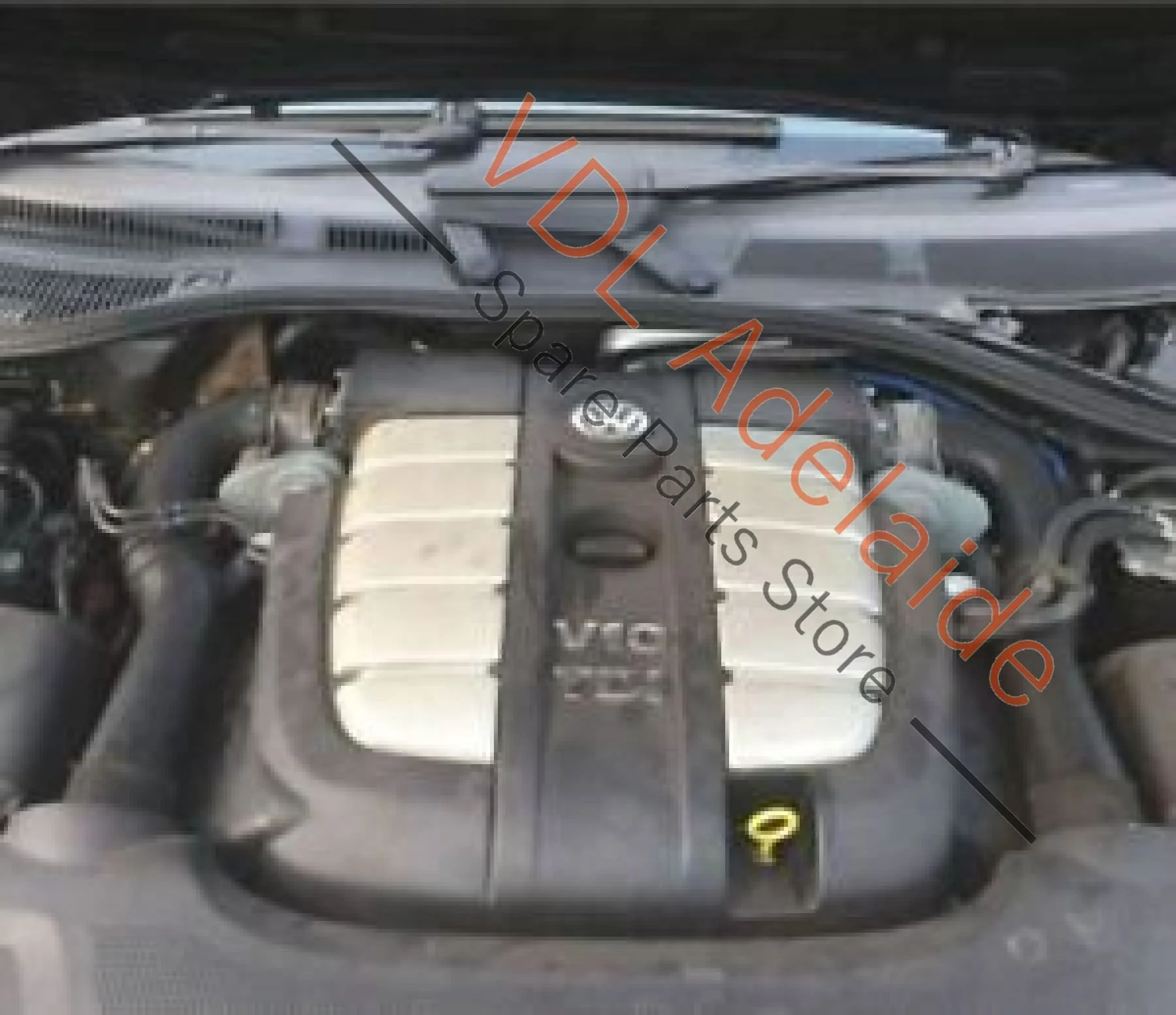 VW Touareg V10 7L Hood Bonnet Panel Black Magic Pearl Z4Z4 - Image 8